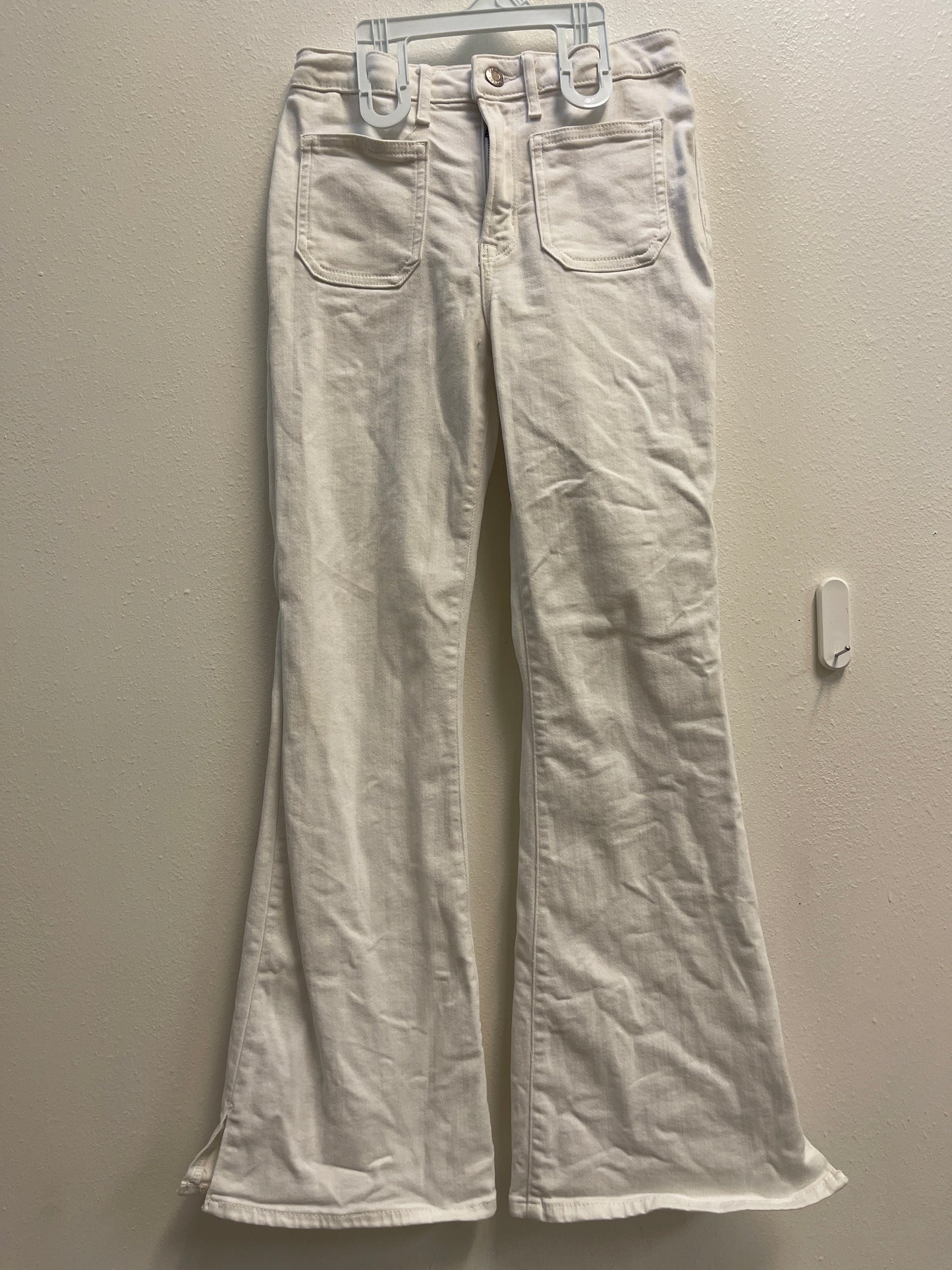 14 GAP White 70s Flare Jean