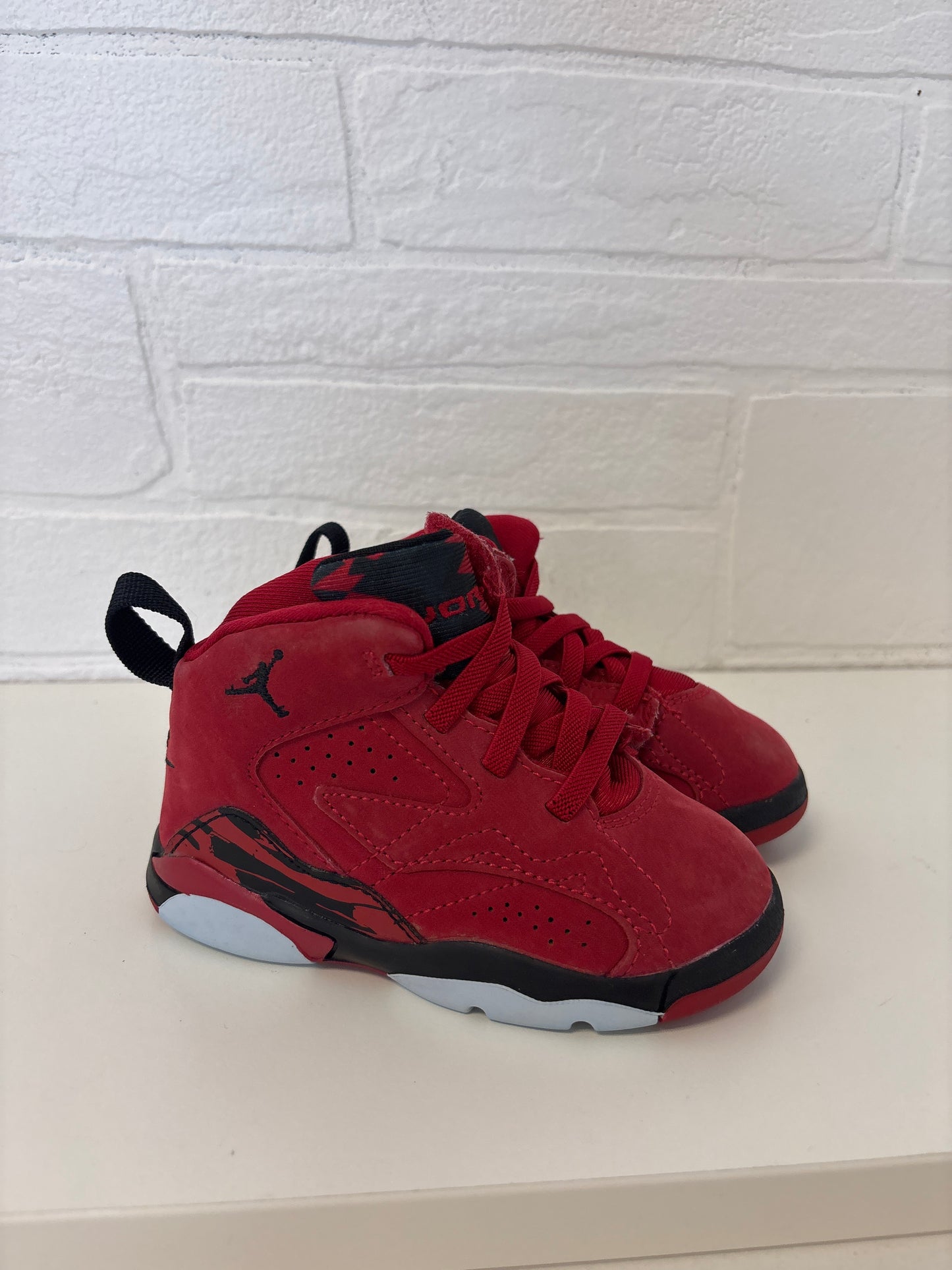 Size 7 Toddler Red Air Jordans