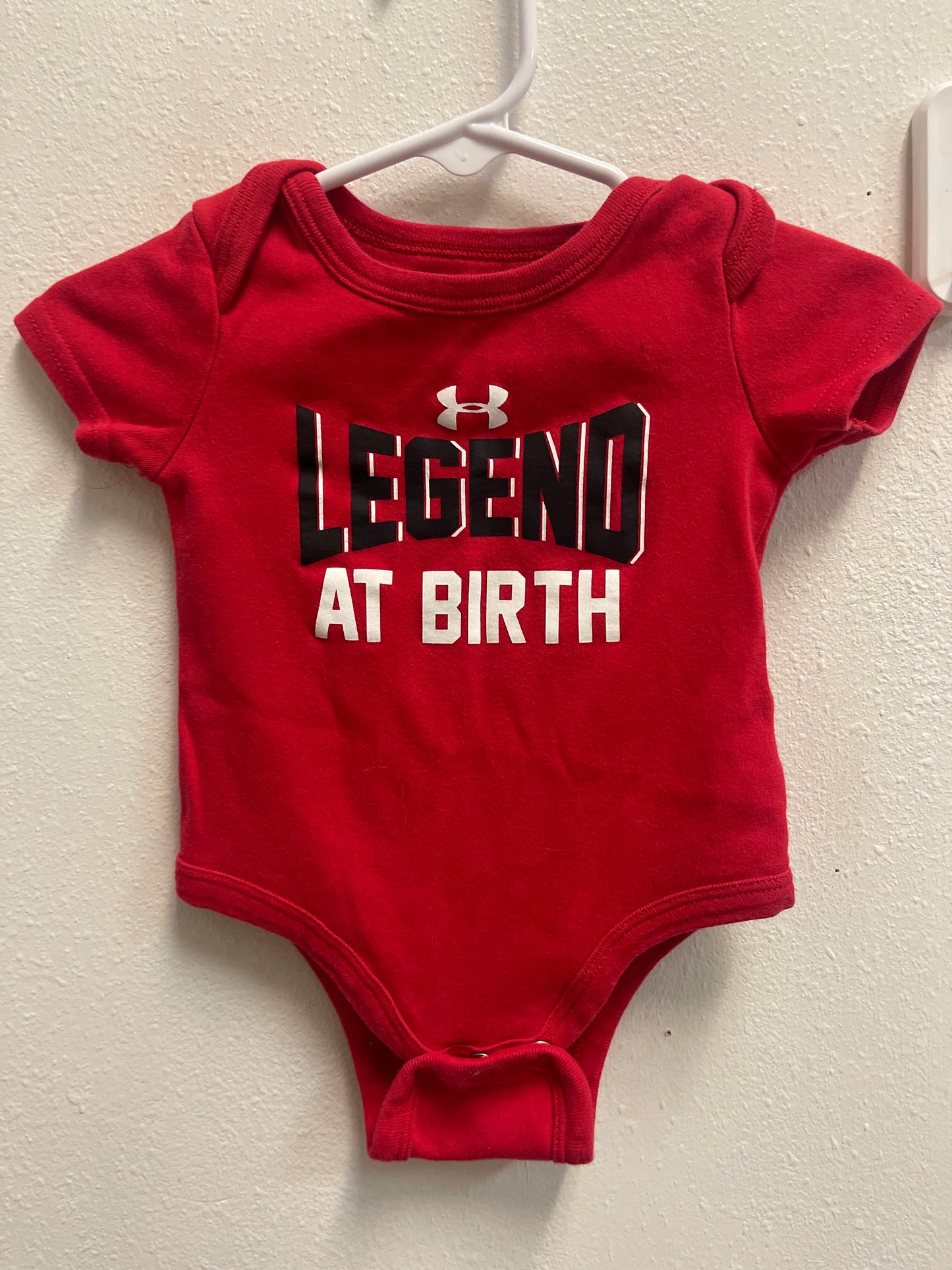 3/6m Under Armour Legend at Birth Onesie