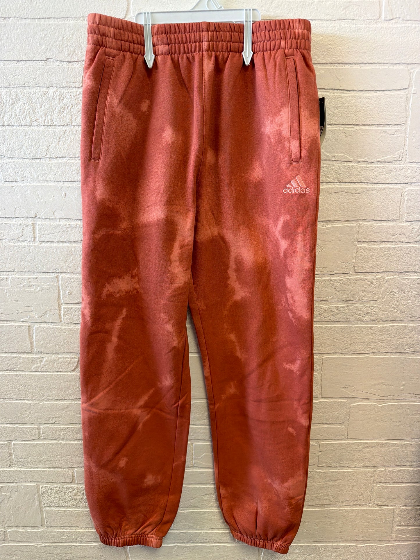 L(14-16) NEW Adidas Loose Fit Orange Joggers