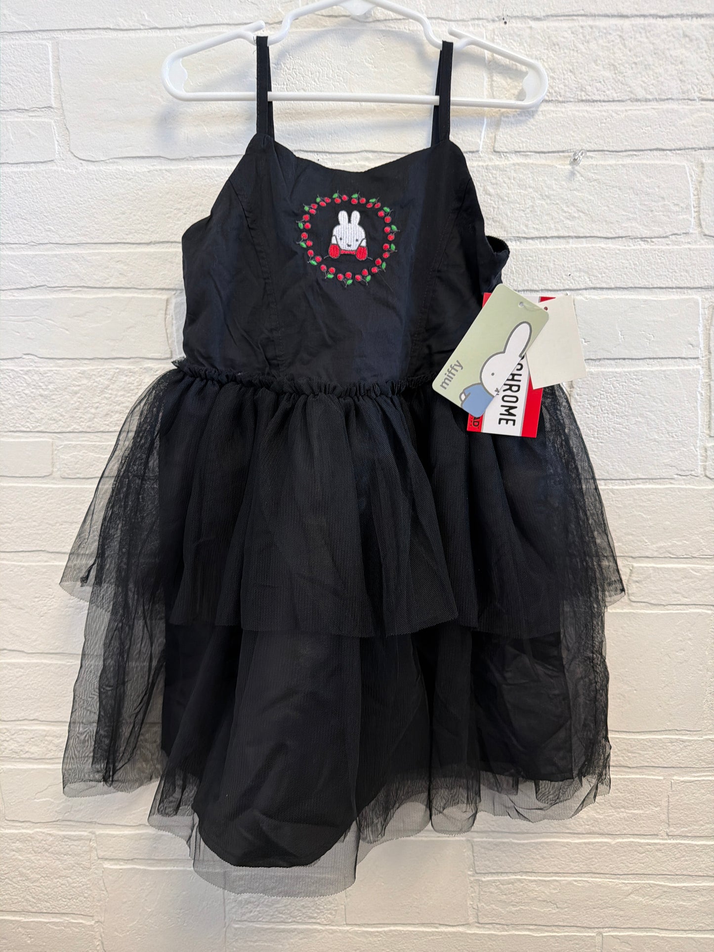 6-7 NEW Miffy Black Tulle Dress