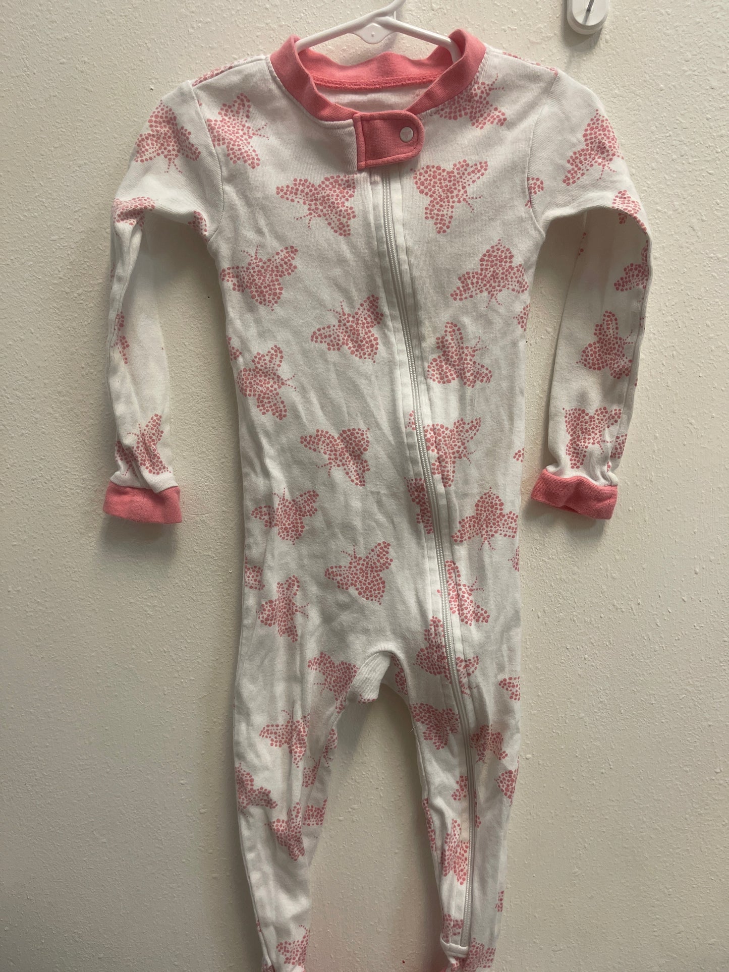 24m Burts Bees Pink Bee Sleeper