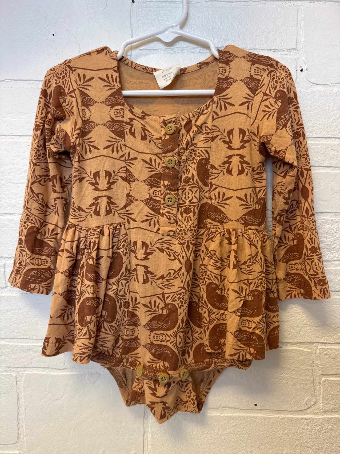 18-24m Kate Quinn The Woods Bamboo Bird Romper