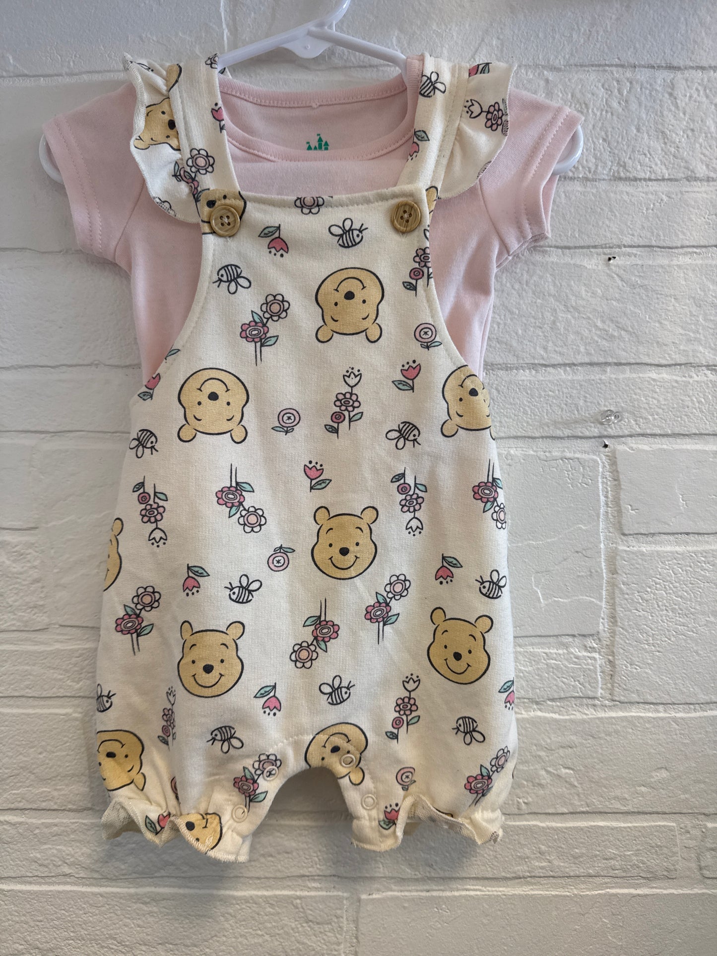 0/3m Winnie The Pooh Flower & Bee Romper