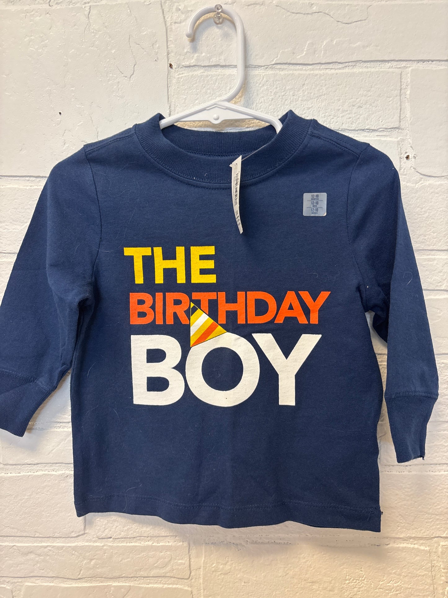 12-18m New The Birthday Boy Tee