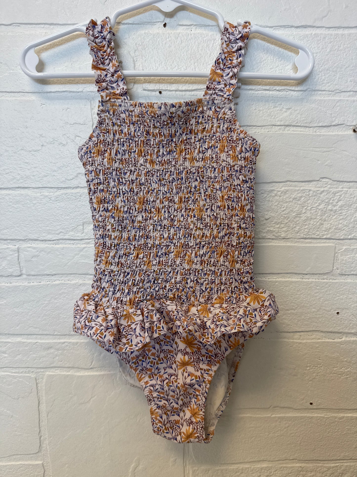 2-3 Zara Ruched Flower Bathingsuit