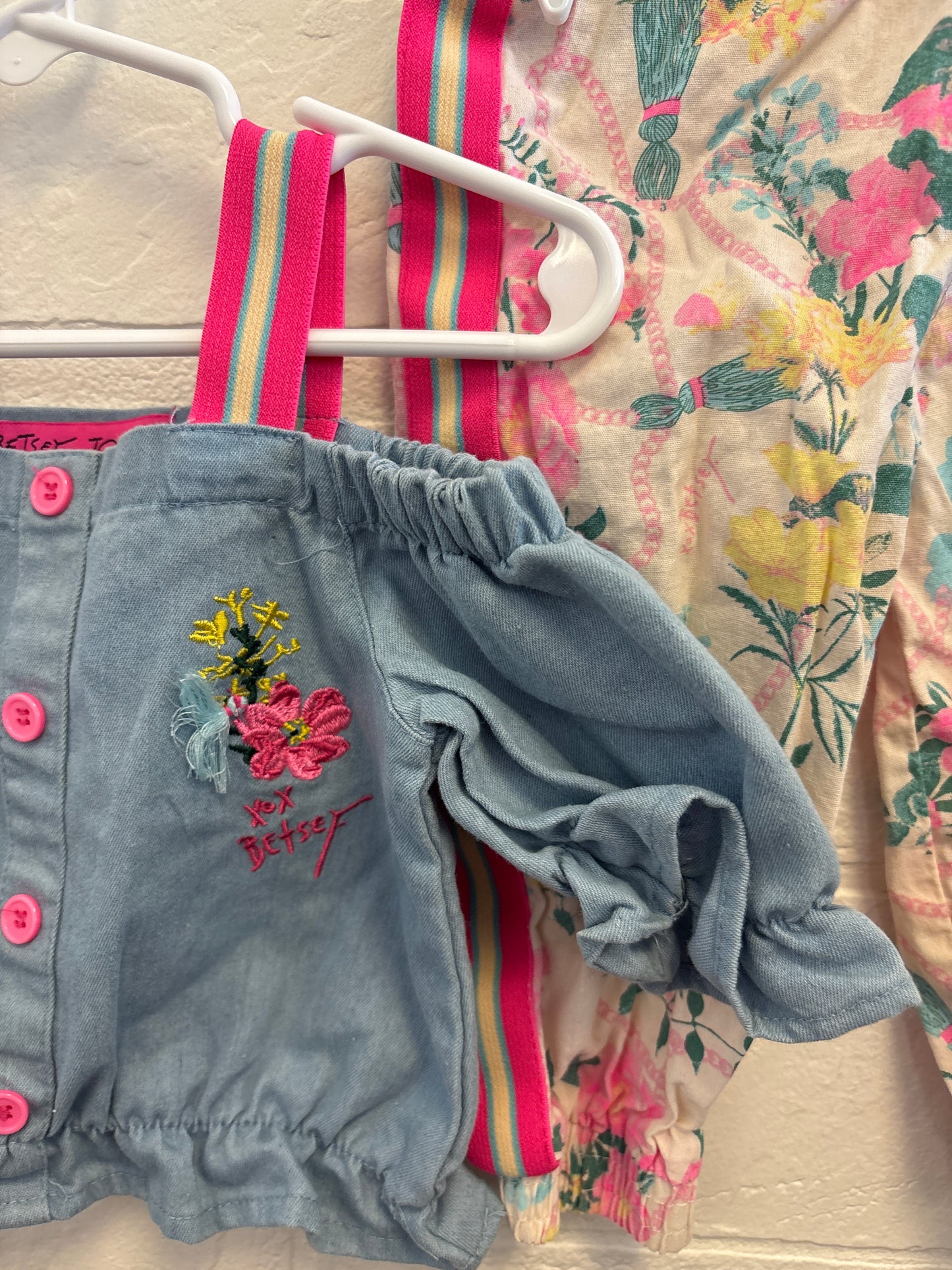 12m Betsey Johnson Floral Outfit