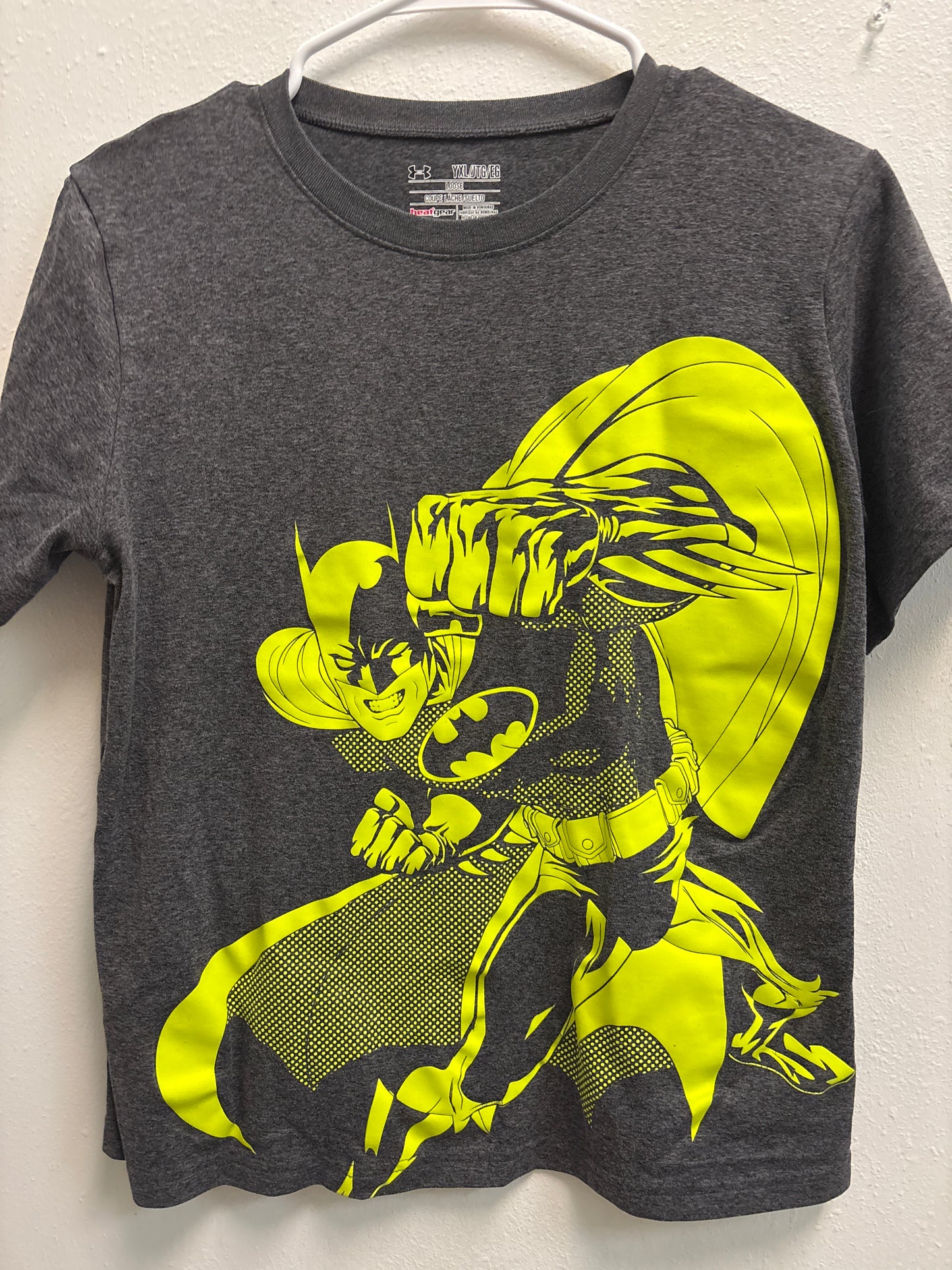 YXL Batman Under Armour Tee
