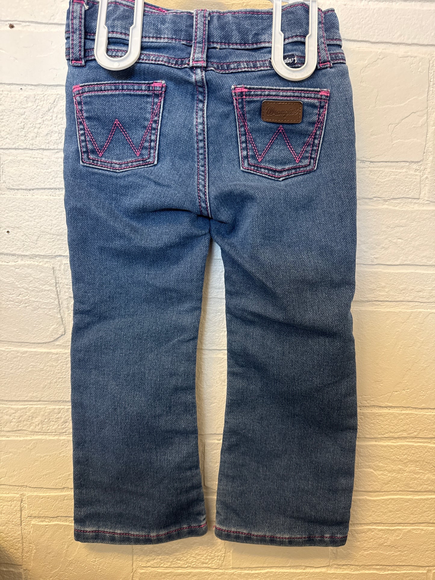 4t Wranglers Pink Stitch Jeans