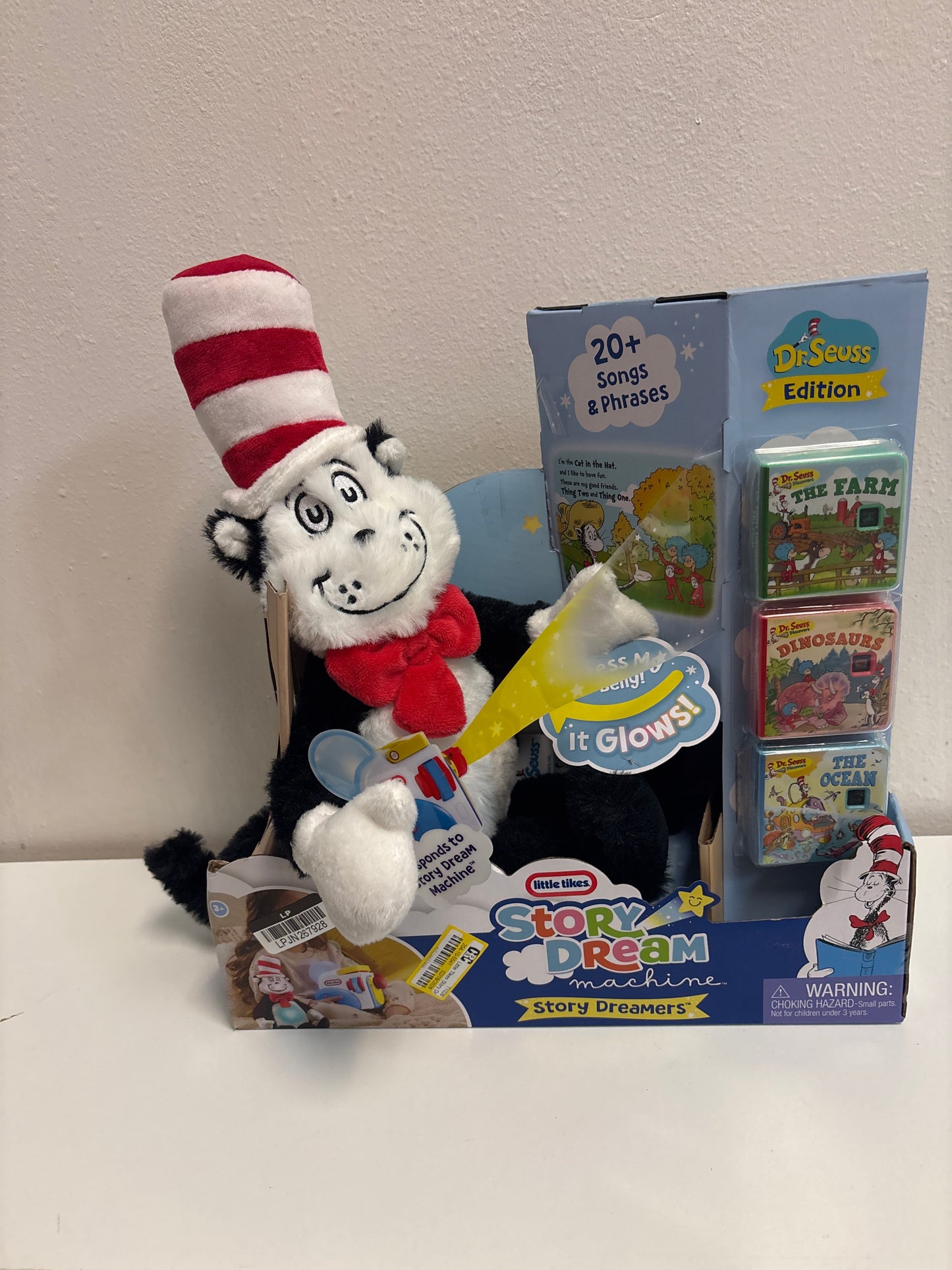 New Little Tikes Story Dreamers Cat in the Hat Plush, Story Books, Audio Toy Gift, Toddlers, Ages 2-5
