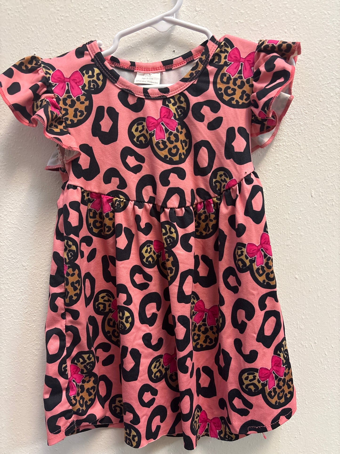 6-12 Leopard Mouse Ears Dress