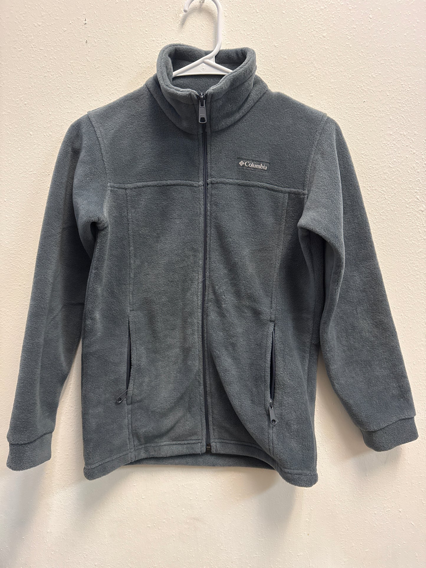 M 10/12 Gray Columbia Fleece Full Zip Jacket