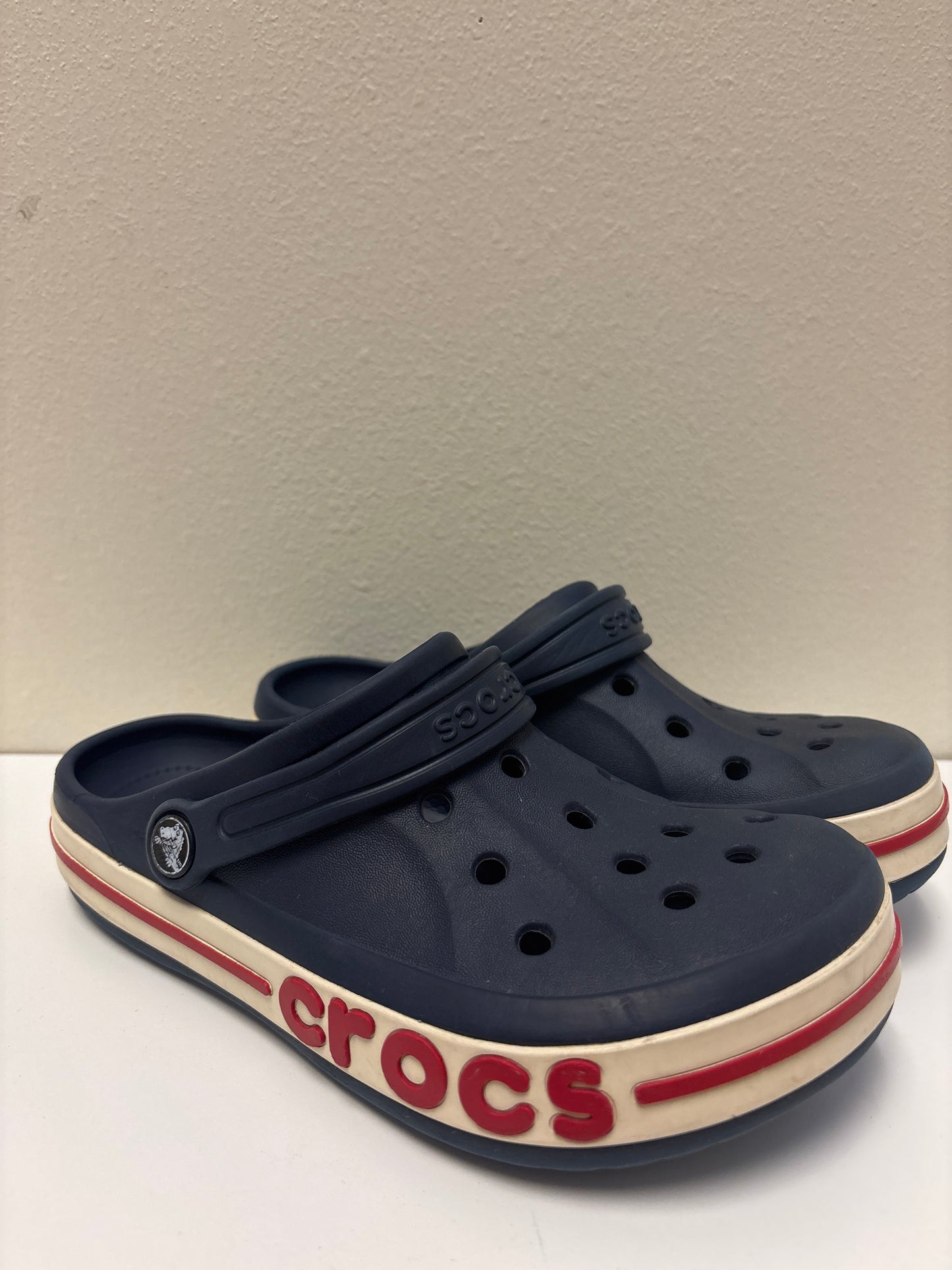 Size 3 Navy Crocs