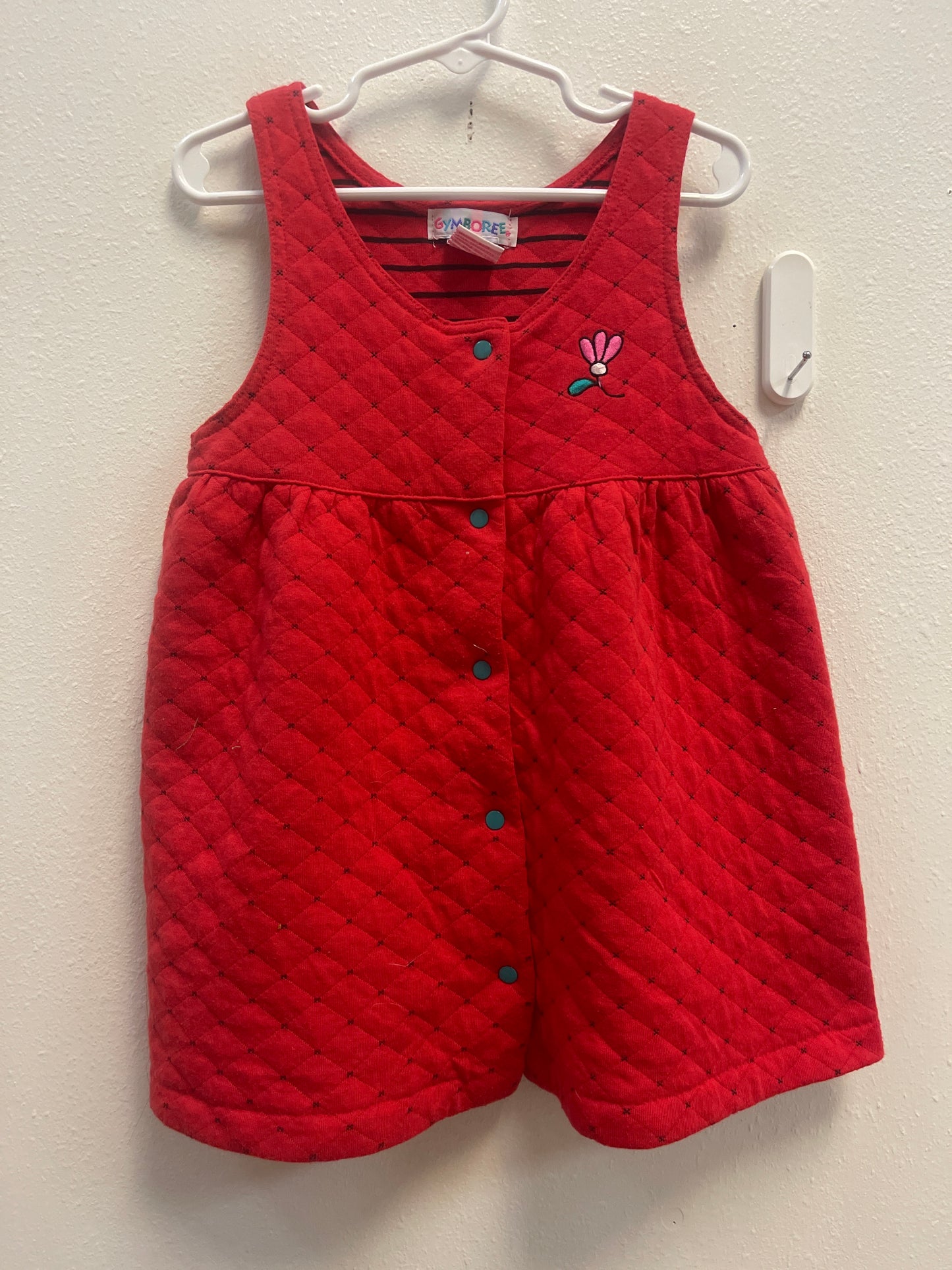 XL (24m) Vintage Gymboree Red Quilted Dress