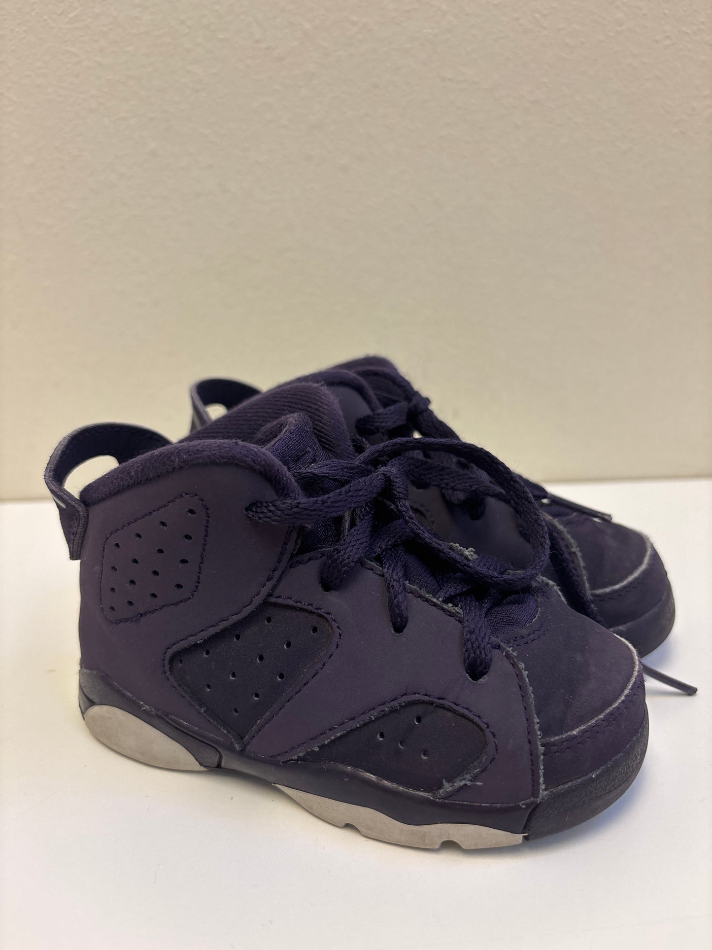 Size 7 Toddler Purple Air Jordans