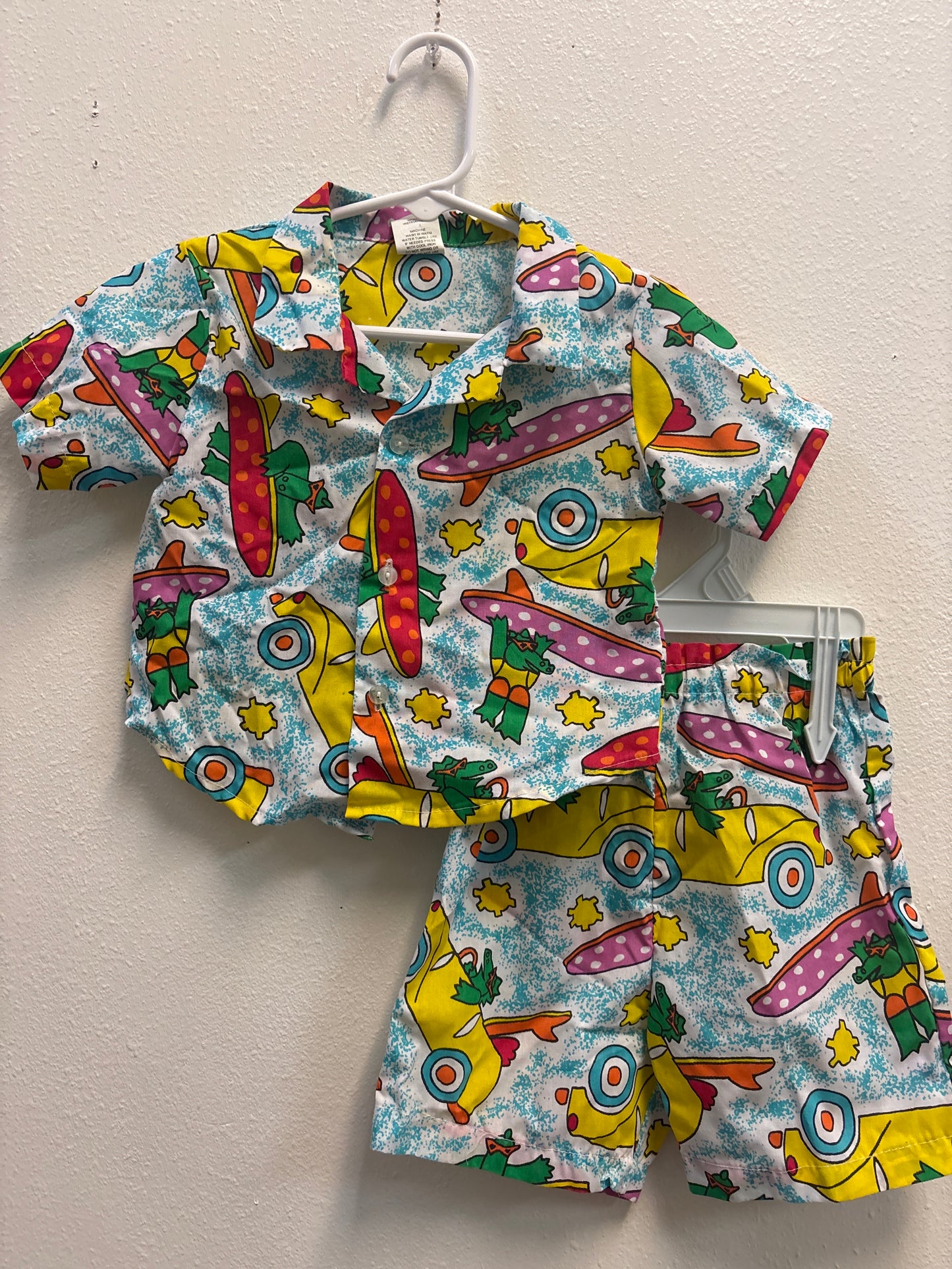 18m Vintage Hawaiian Short Set
