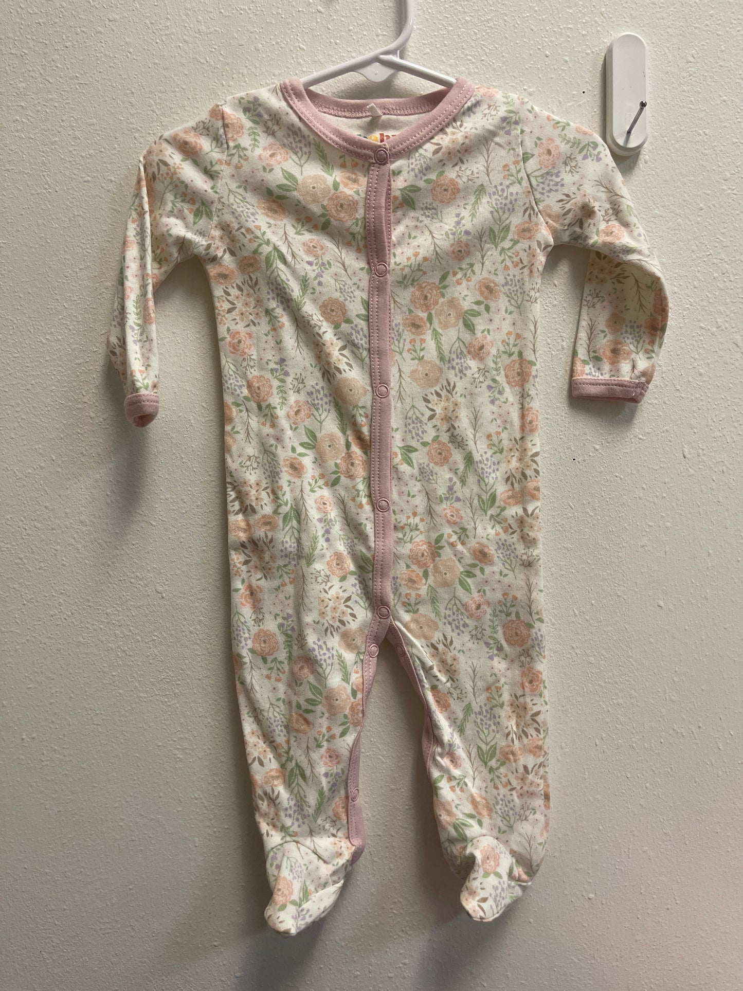 0/3m Baby Gear Floral Snap Sleeper