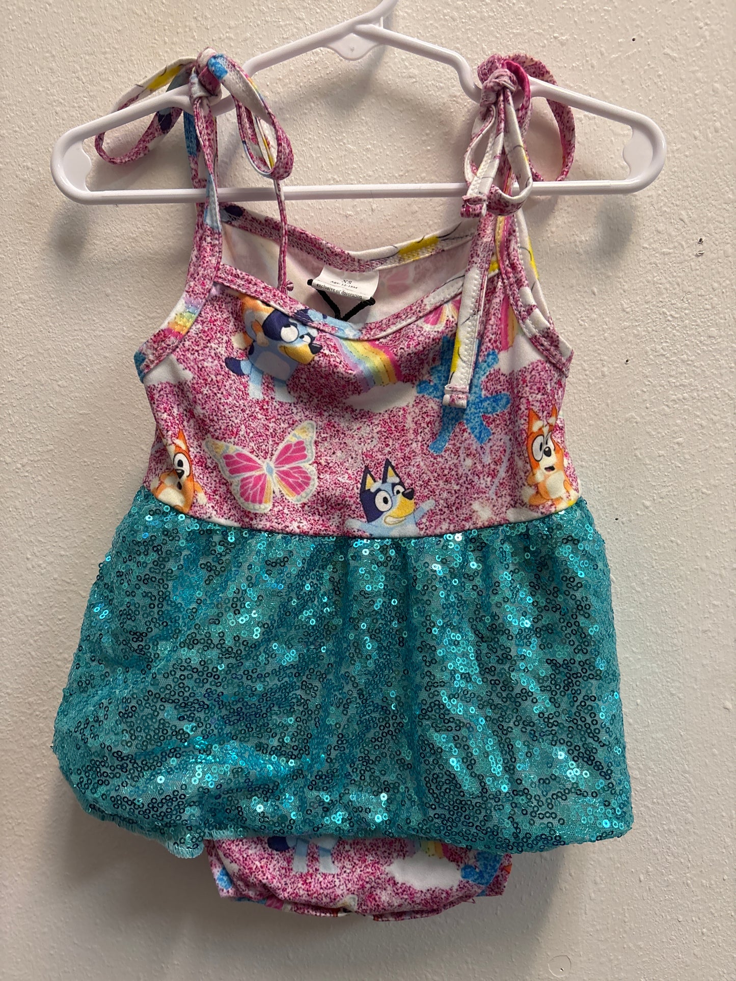 12-18m Bluey Romper Dress