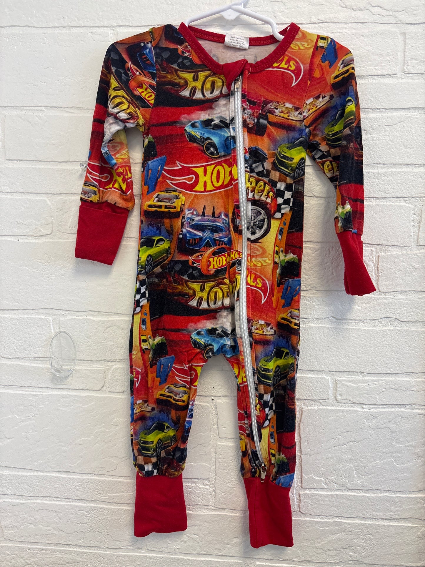 6-12m Hot Wheels Bamboo Pajamas