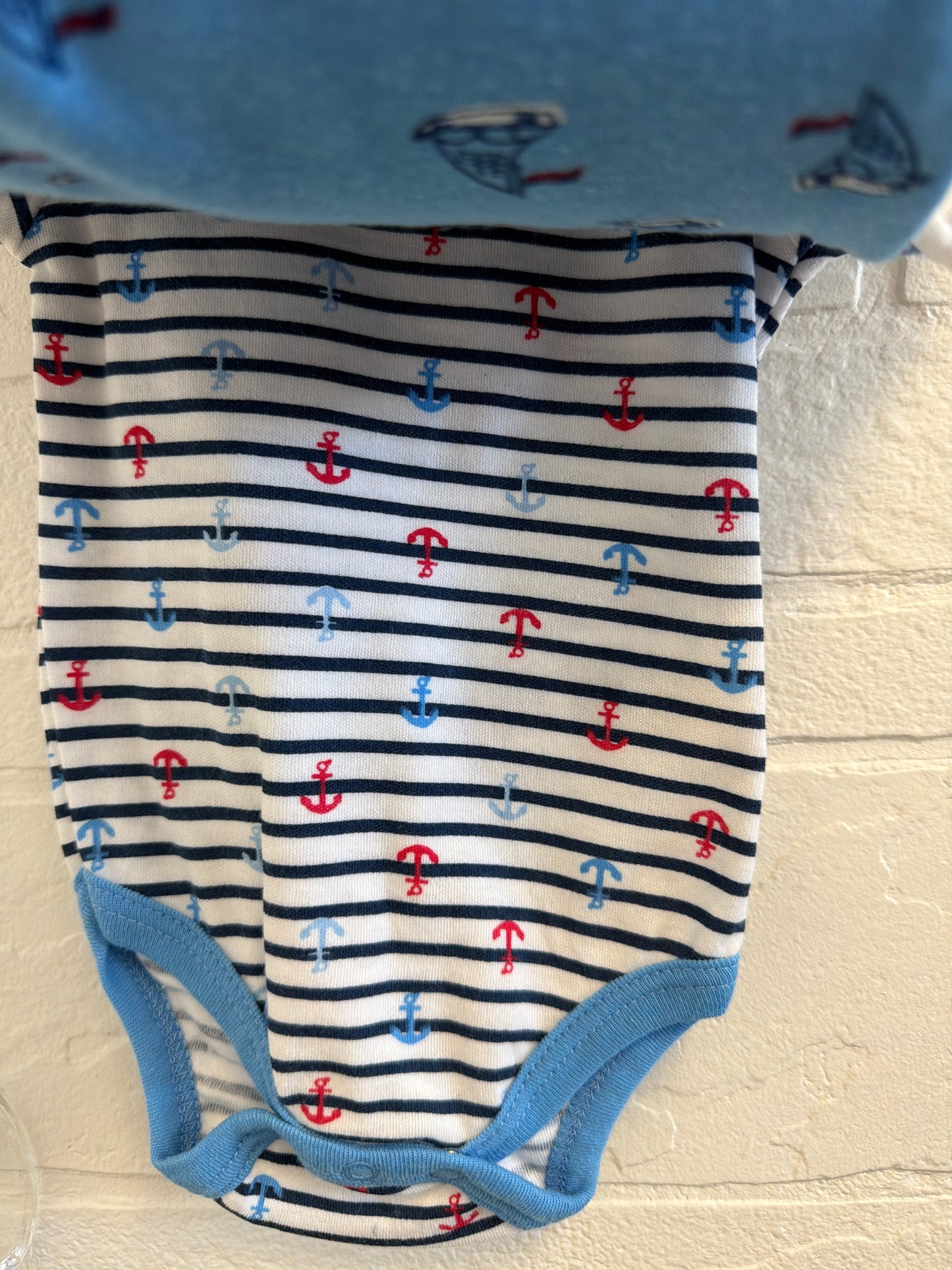3-6m NEW New To The Crew 3pc Onesies