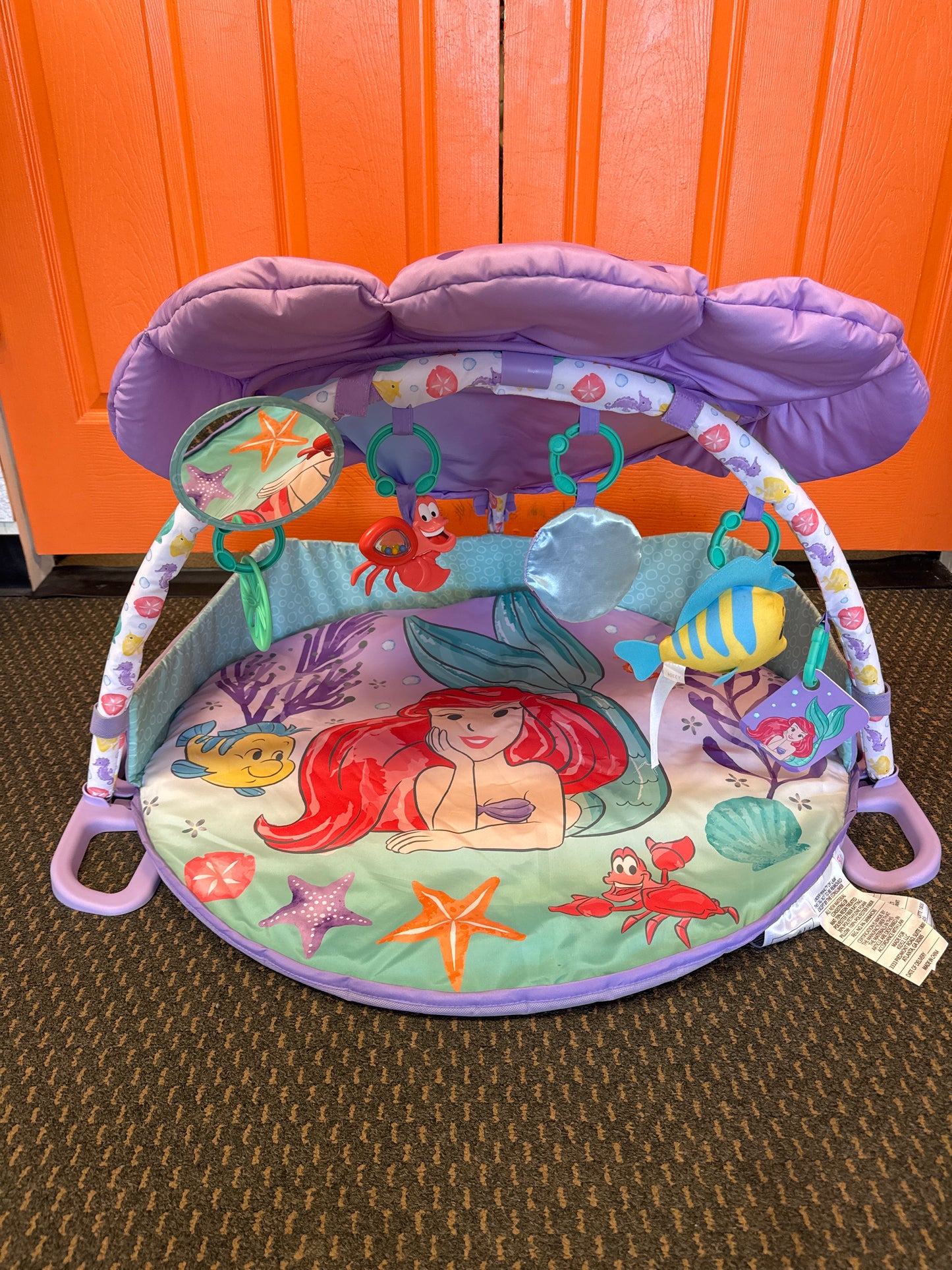 Disney The Little Mermaid Baby Activity Gym & Play Mat