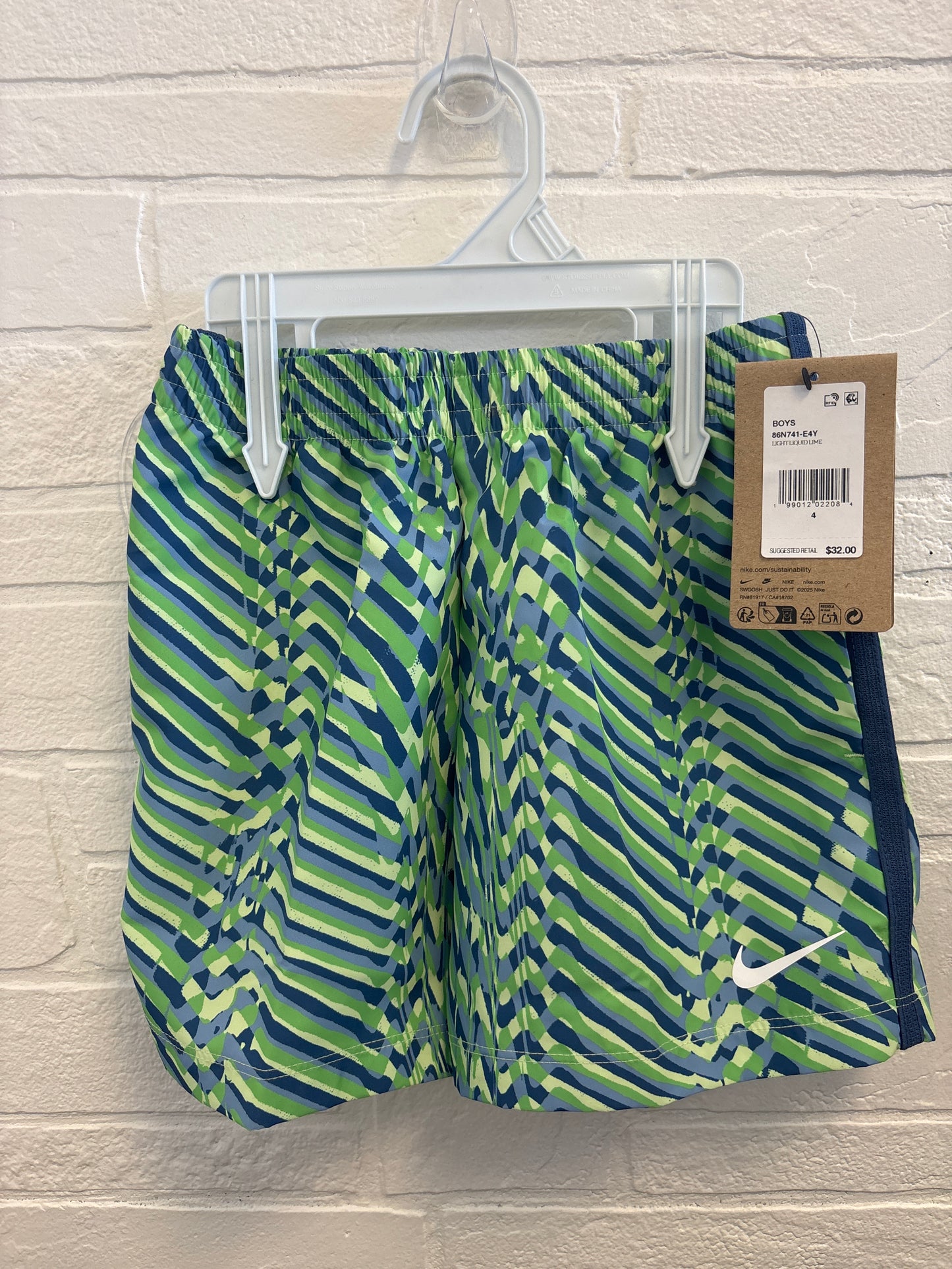 4 New Green Blue Nike Shorts