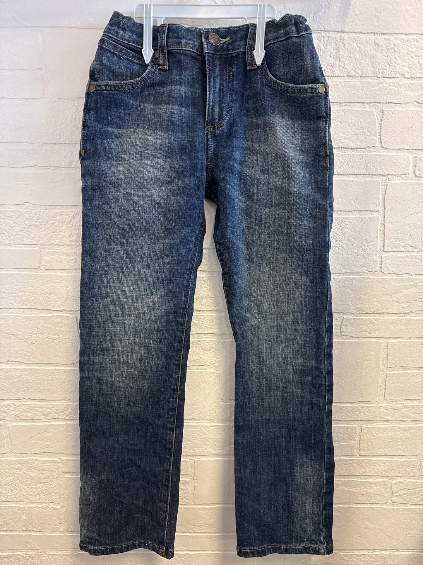 9 Wrangler Retro Slim Straight Dark Wash Jeans