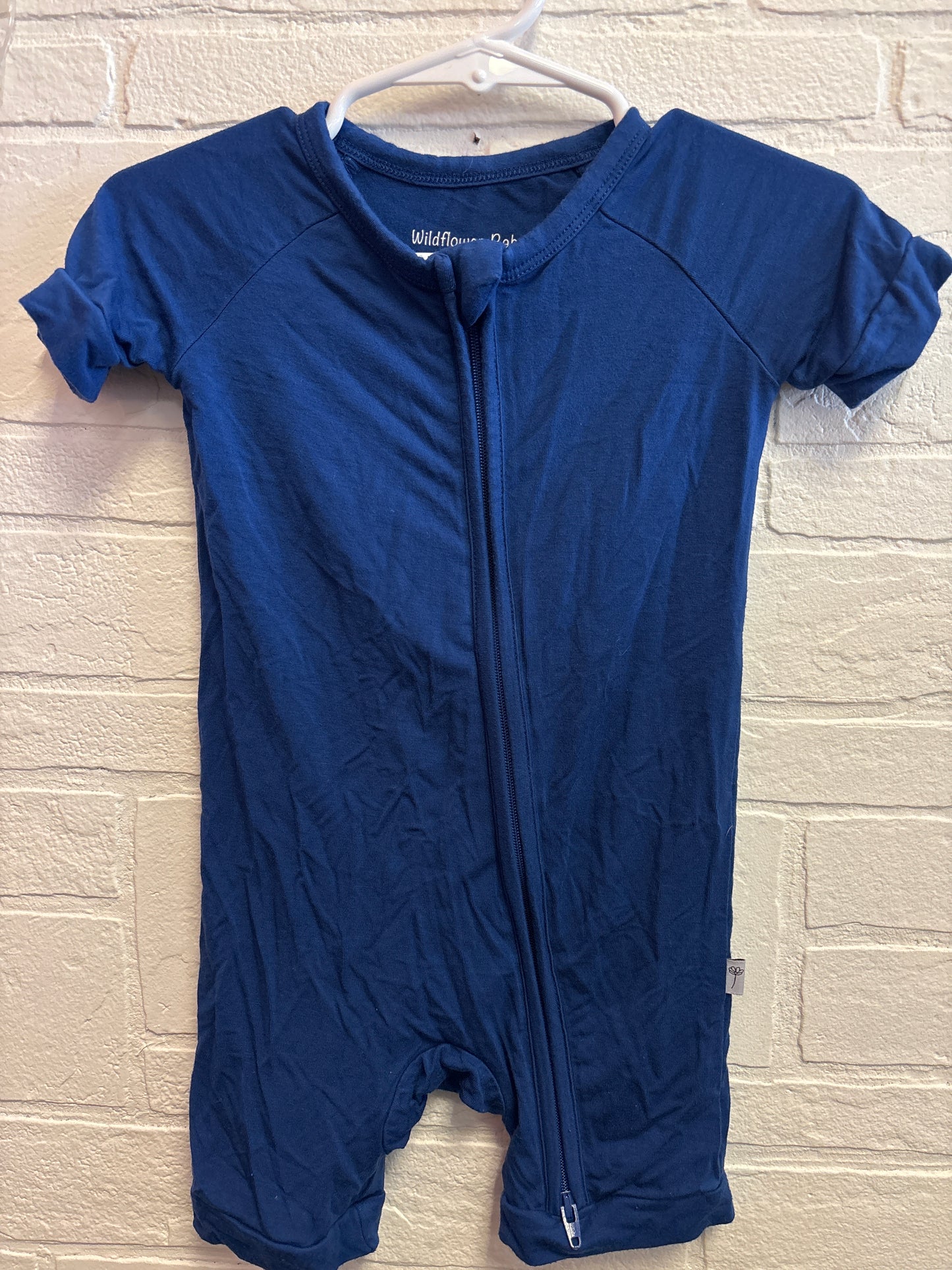 6-12m Bamboo Navy Pajamas