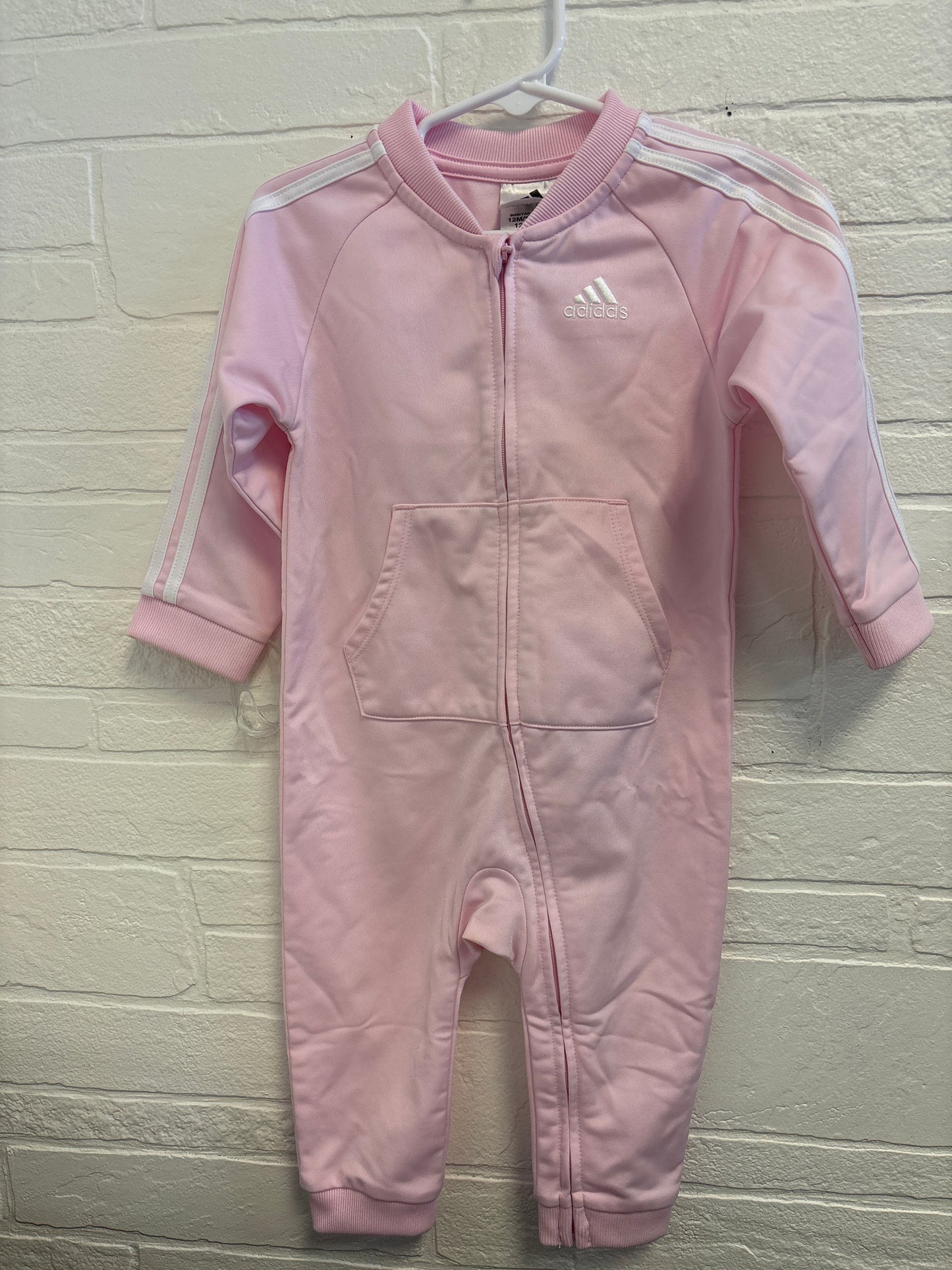 12m Pink Adidas Romper