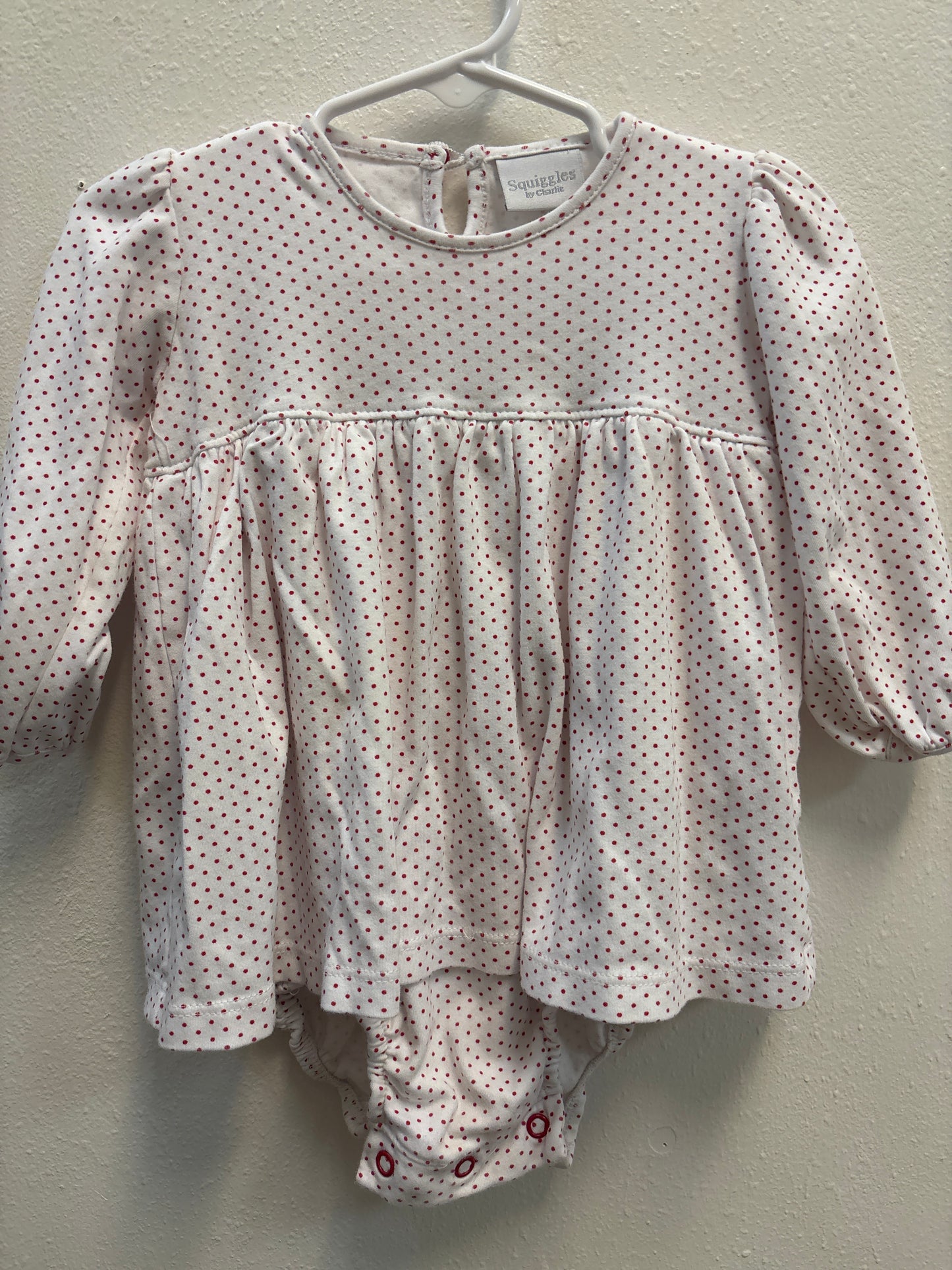 18m Red Dots Dress