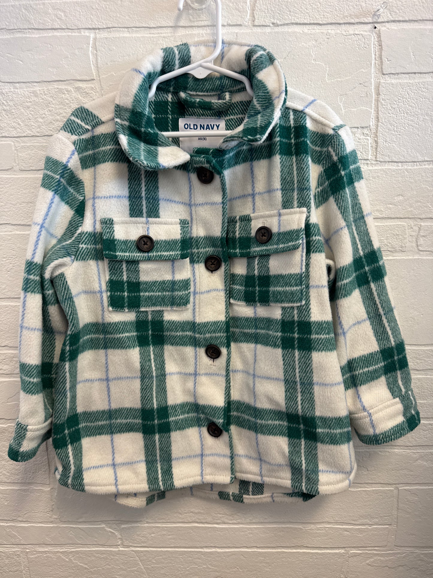5 Old Navy Green Plaid Shacket