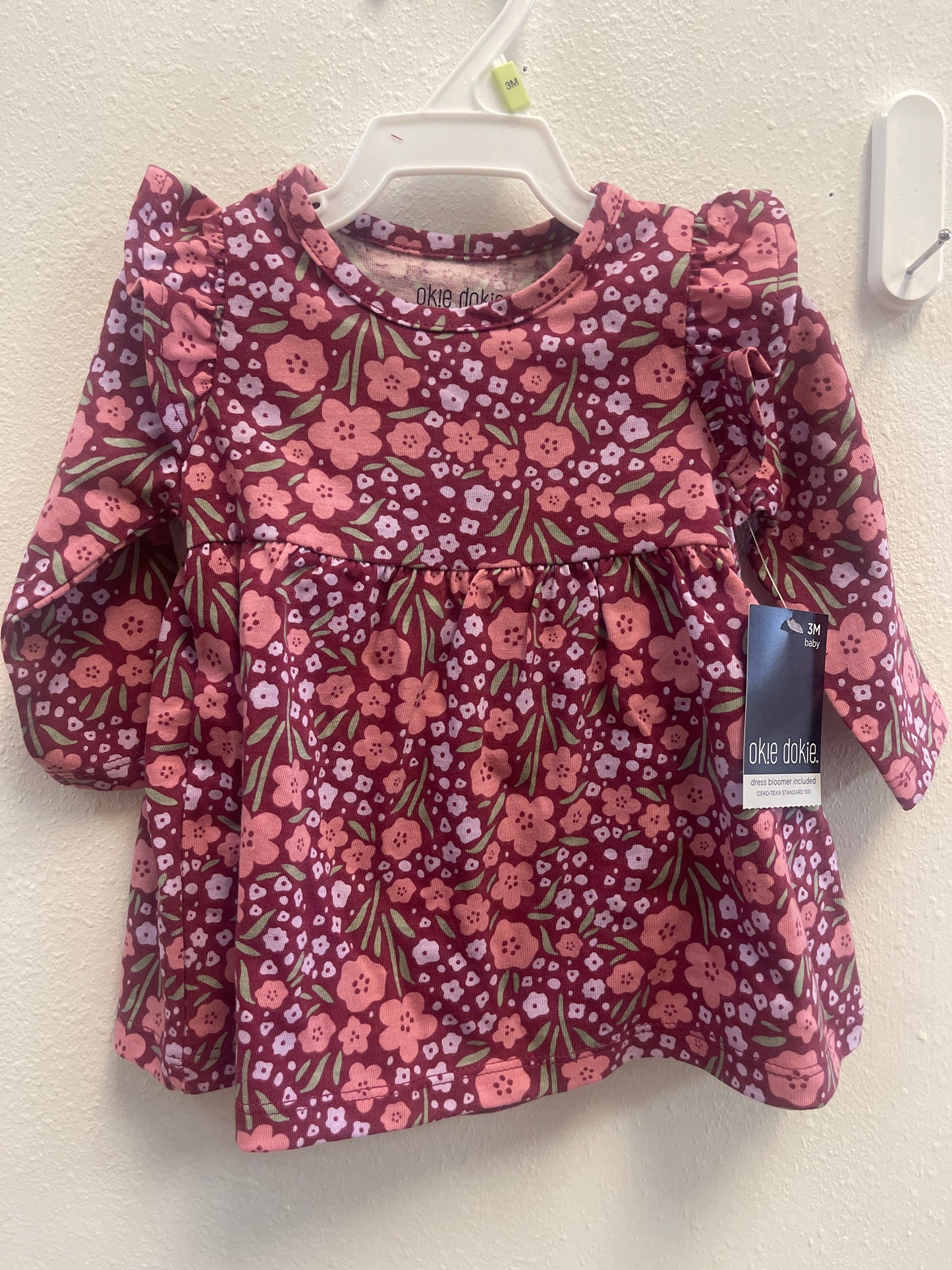 3m NEW Okie Dokie FloraL Dress