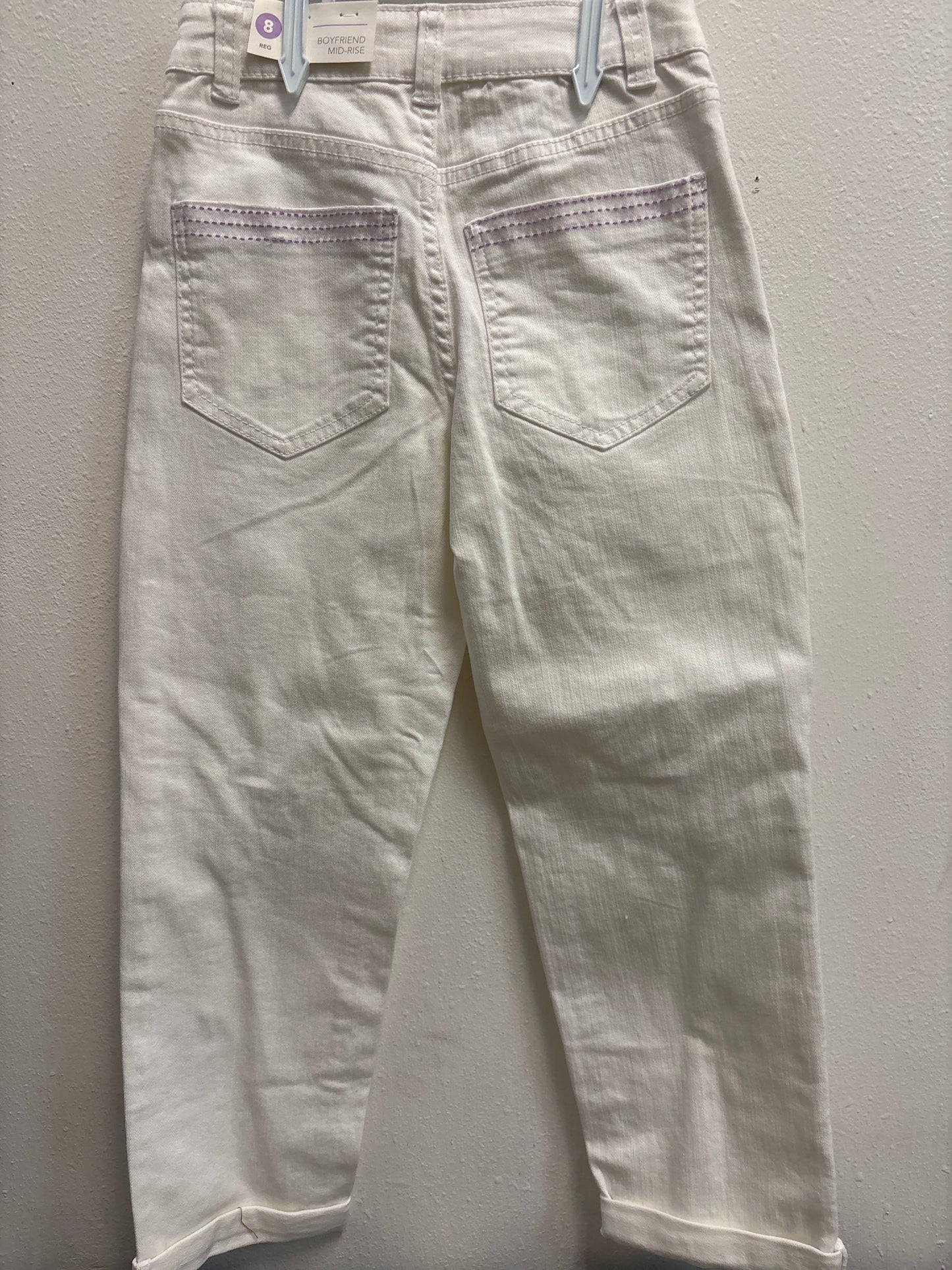 8 New Boyfriend Mid Rise Jeans