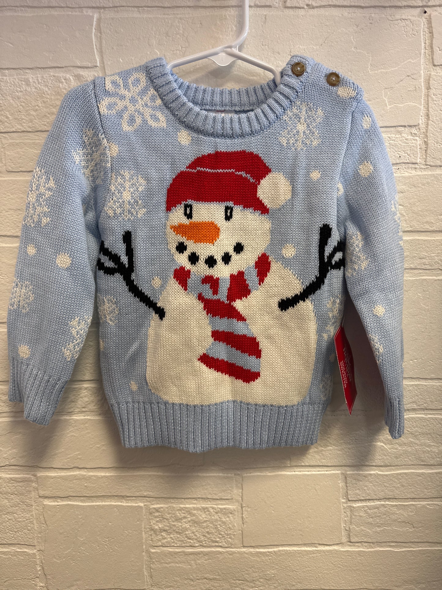 2t NEW Blue Snowman Sweater
