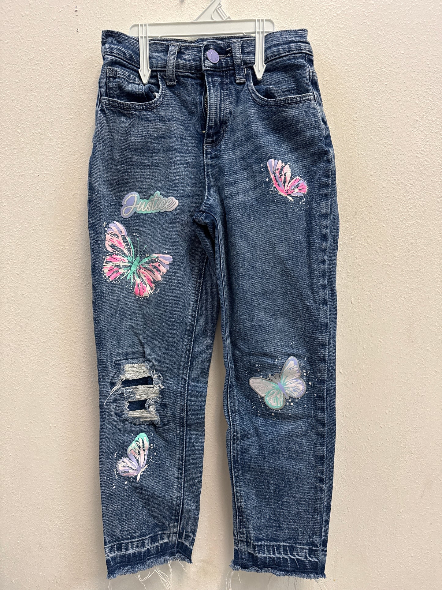 10 Justice Butterfly Jeans