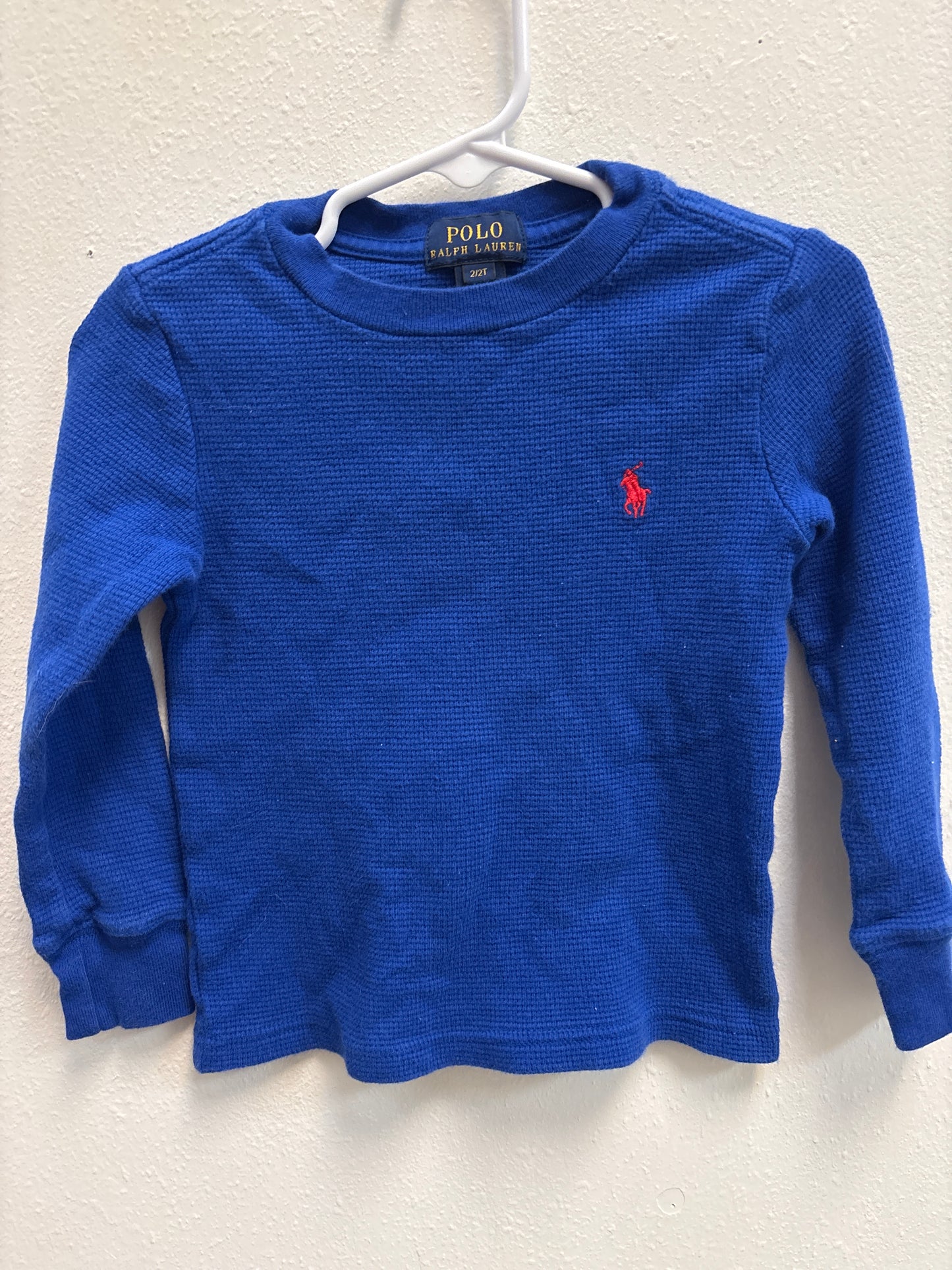 2T Blue Polo Ralph Lauren Thermal
