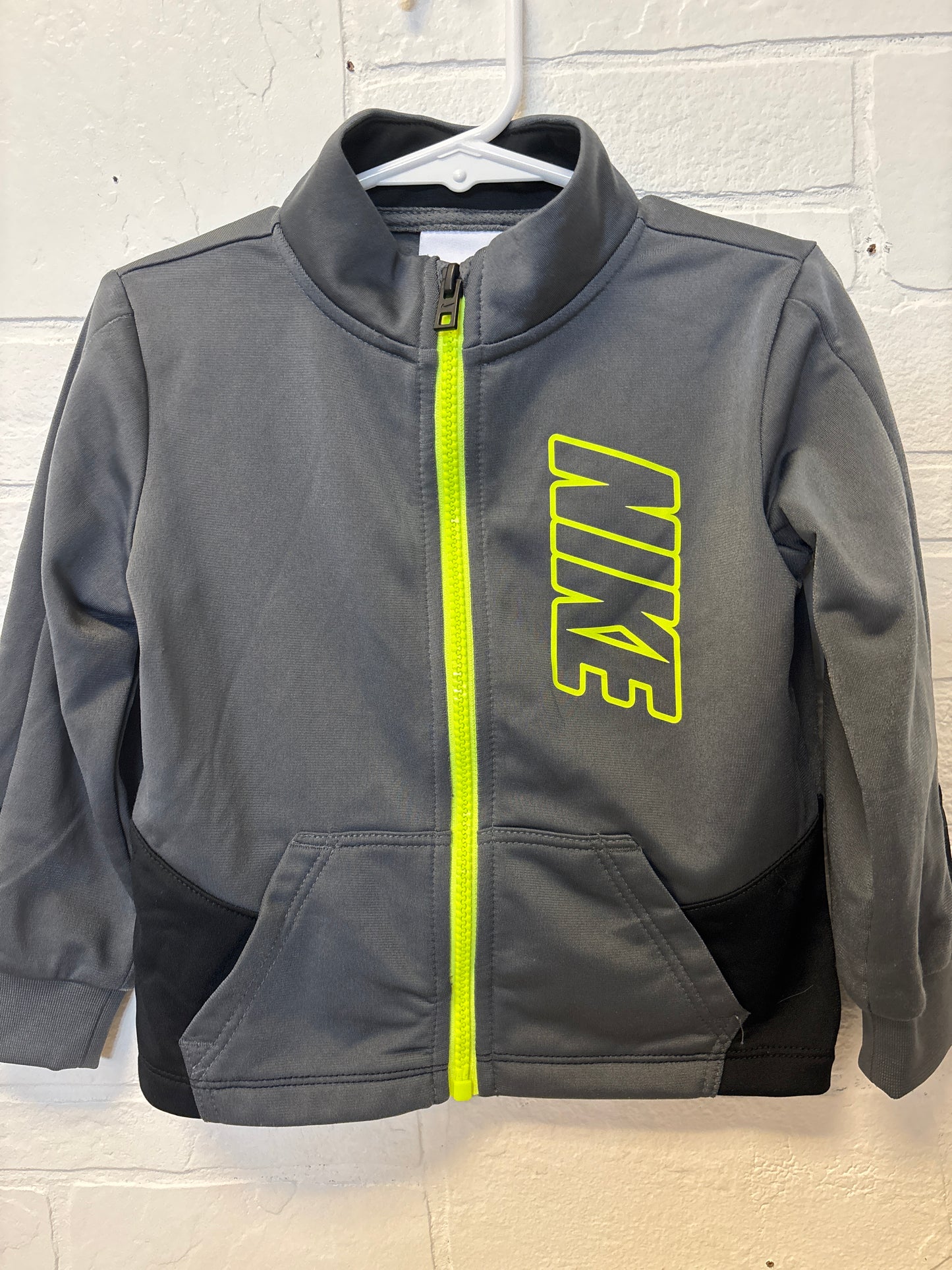 24m Gray + Green Nike Full Zip Jacket