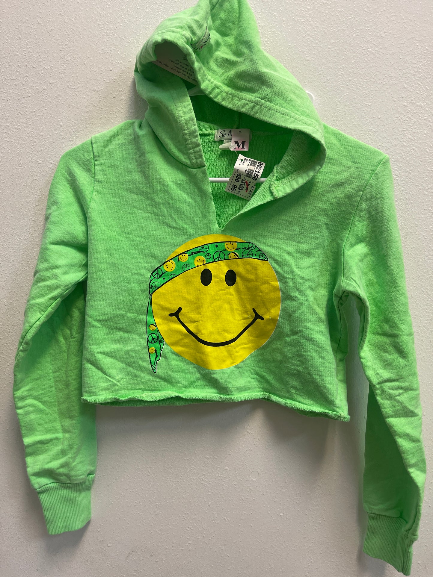 10/12 NEW Hippie Smiley Hoodie