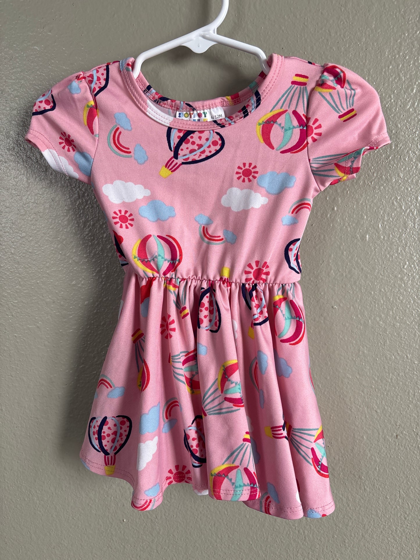 6-12m Dot Dot Smile Hot Air Balloon Dress