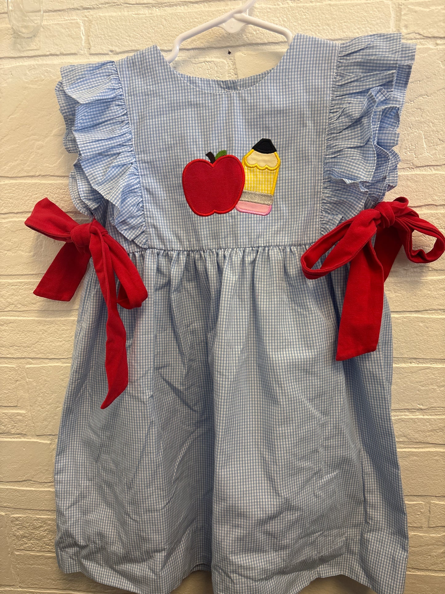 4T Stitchy Fish Back to School Dress