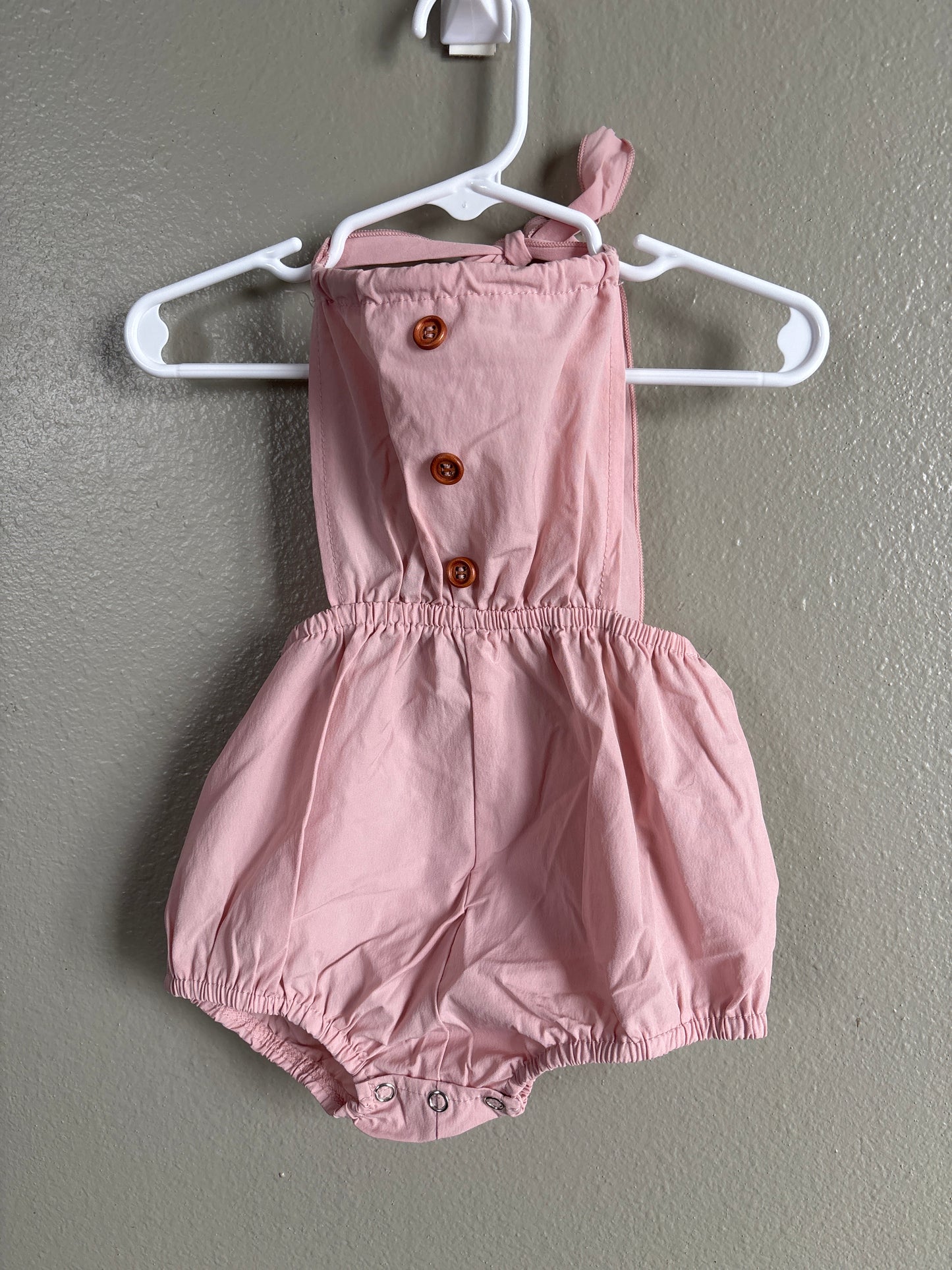 12-24m (M) Baileys Blossoms Pink Romper