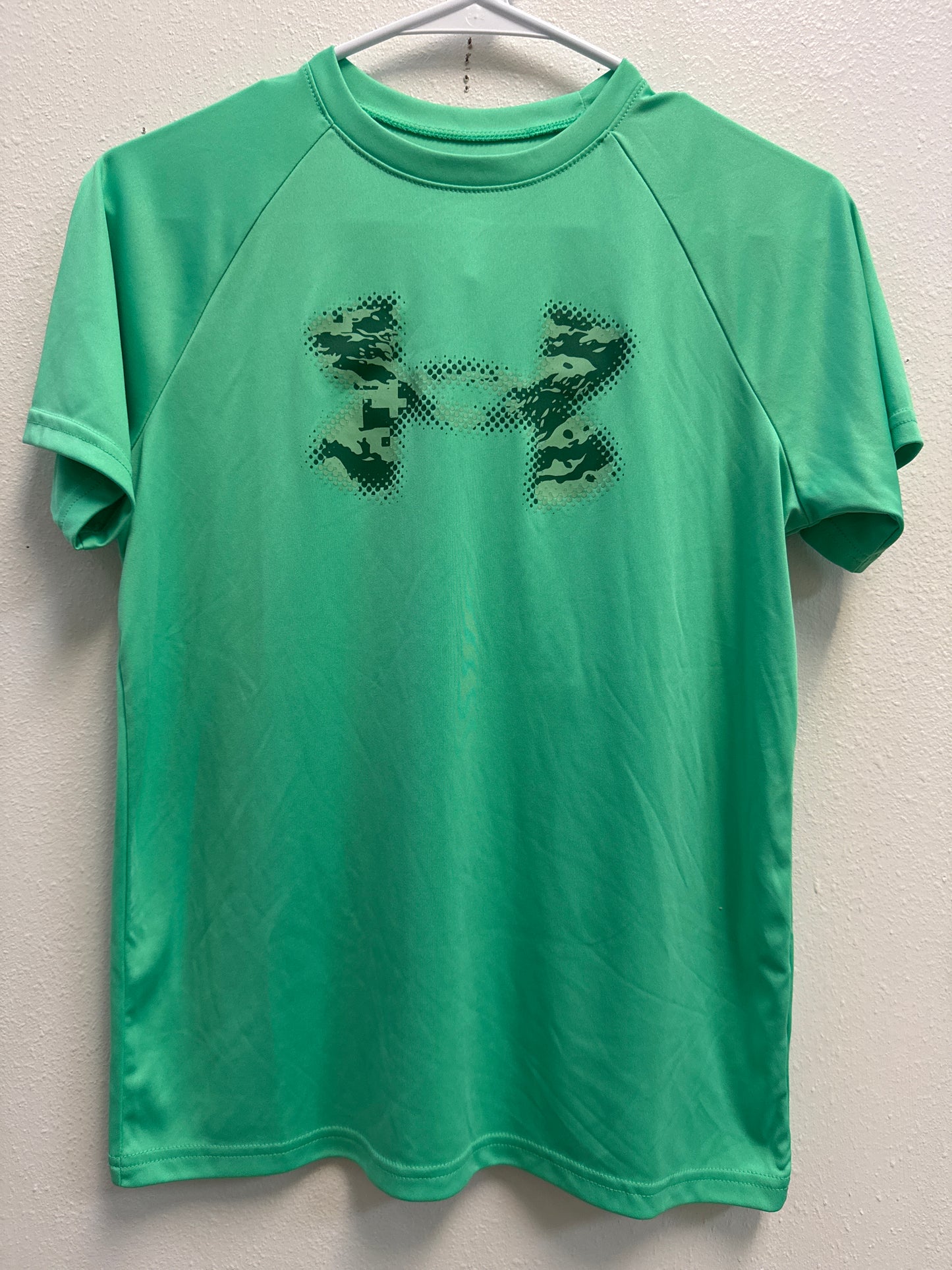YLG Under Armour Green Dri-Fit Tee