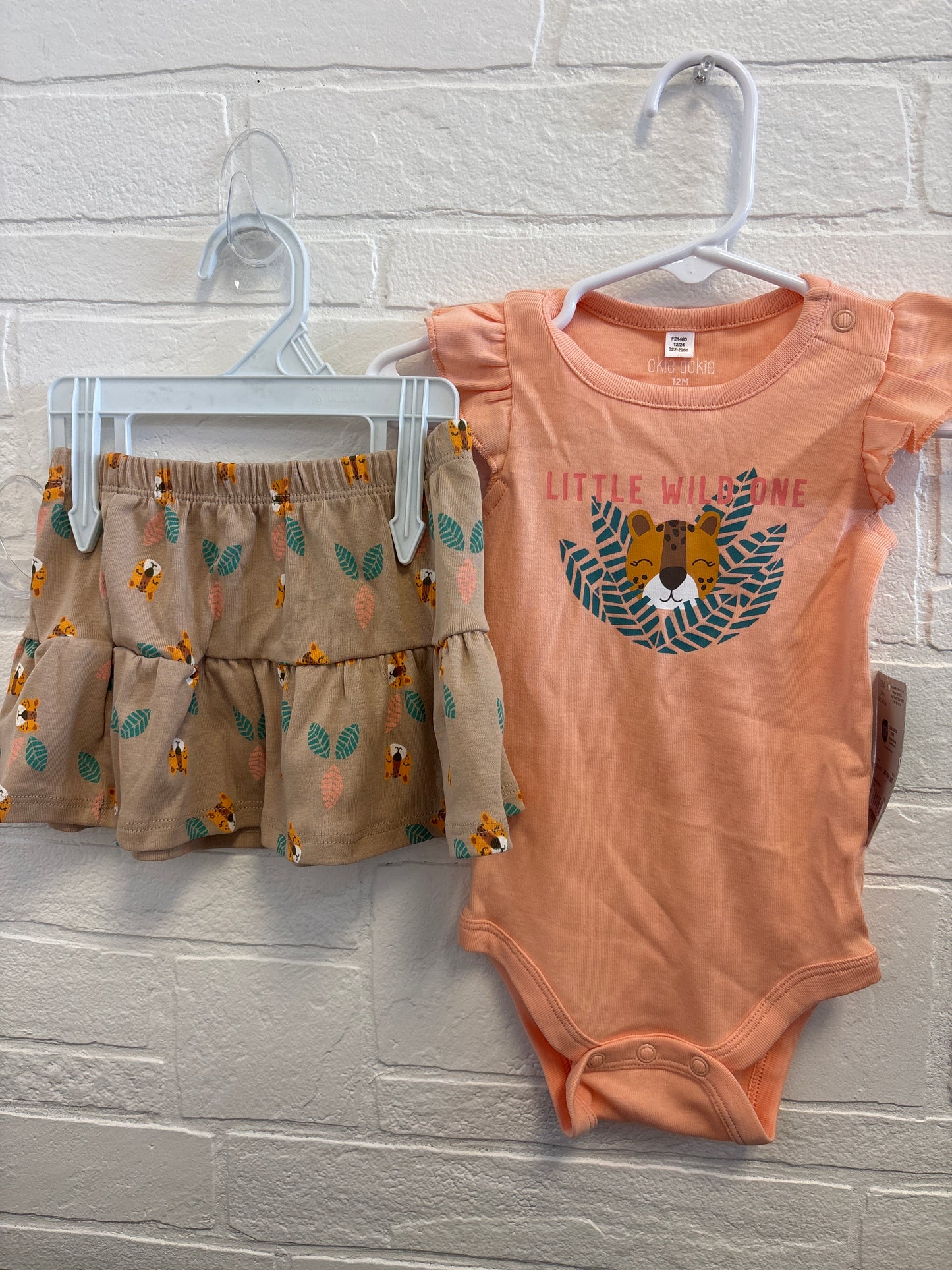 12m New Little Wild One Outfit