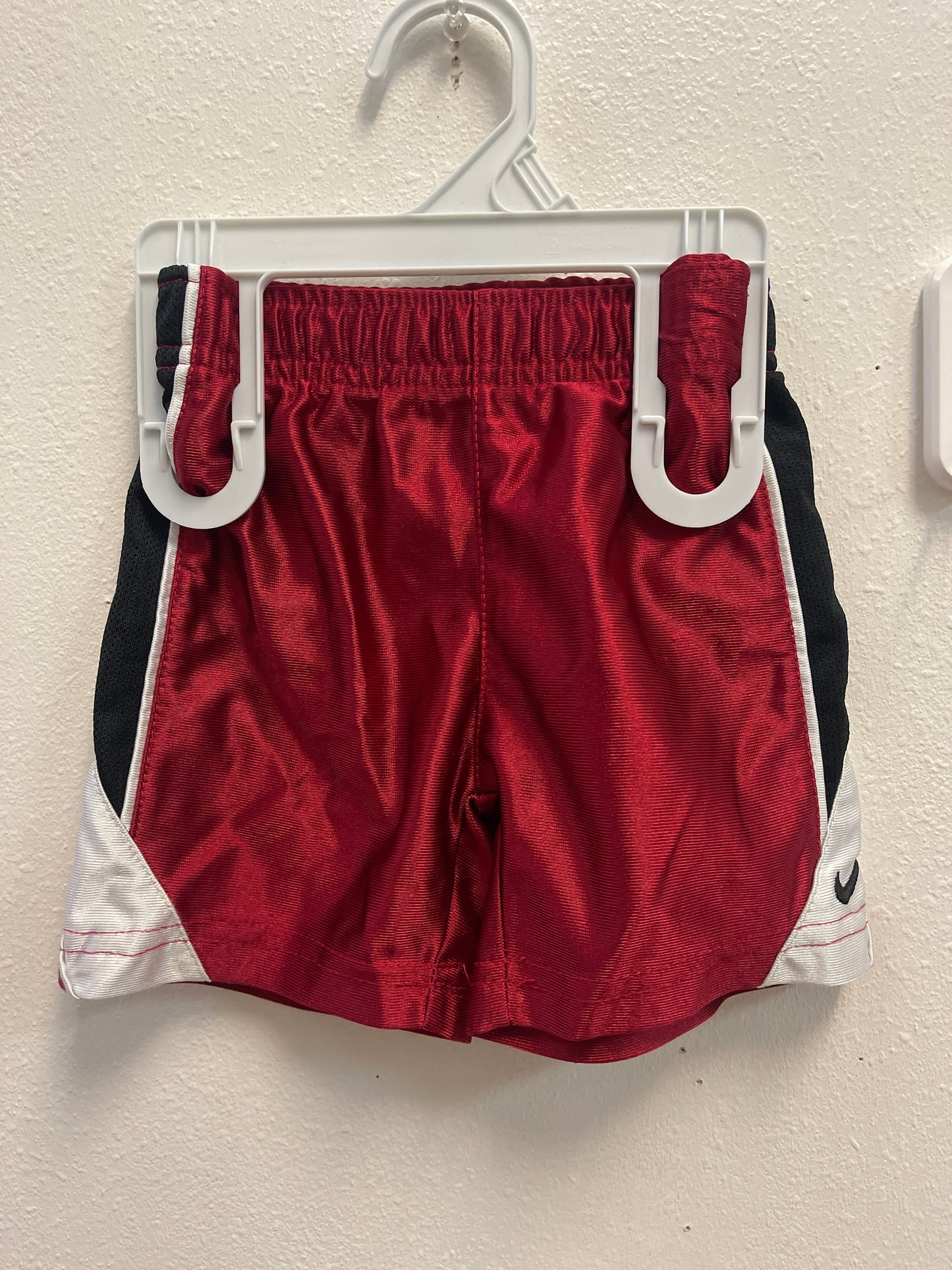12m Nike Red + Black Stripe Short