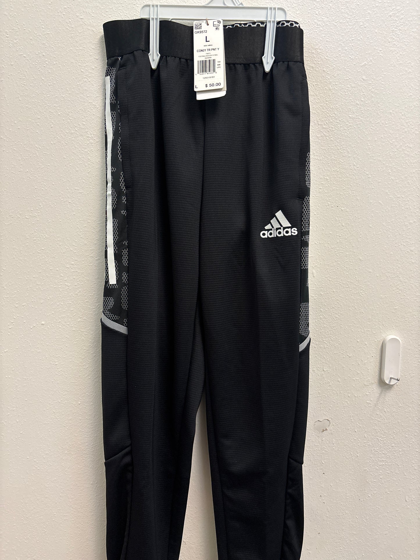 13-14 New Black Adidas Pants