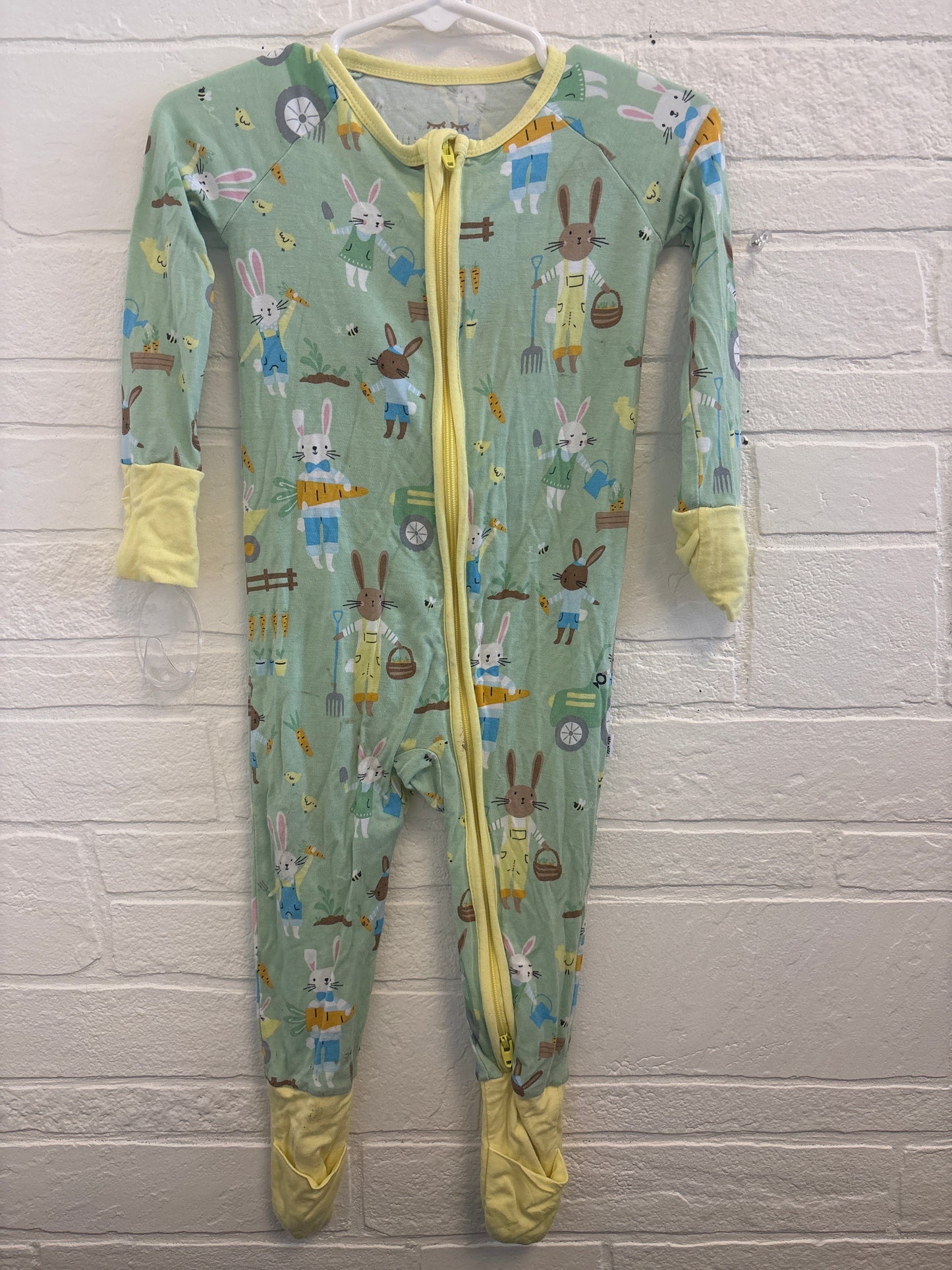 6-12m Little Sleepies Bamboo Garden Bunnies Sleeper