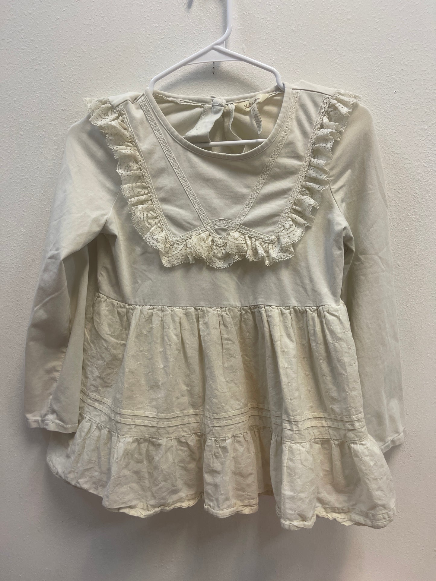 16 Matilda Jane Ivory Ruffle Long Sleeve