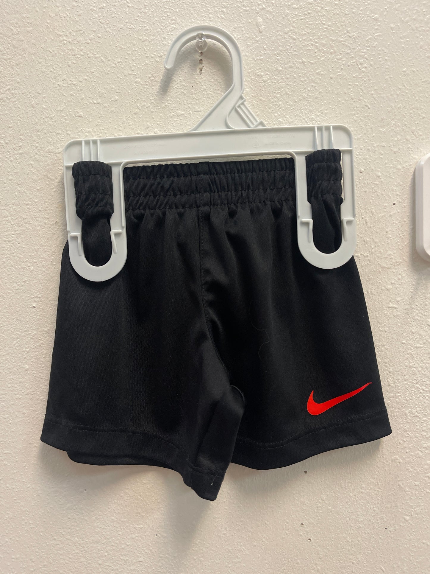 12m Nike Black Short Red Swoosh