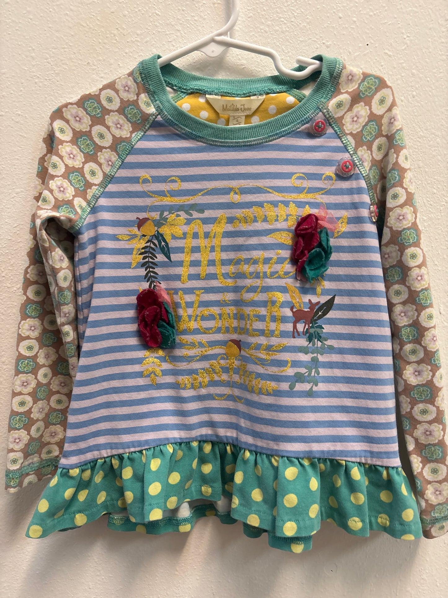4 Matilda Jane Striped Top
