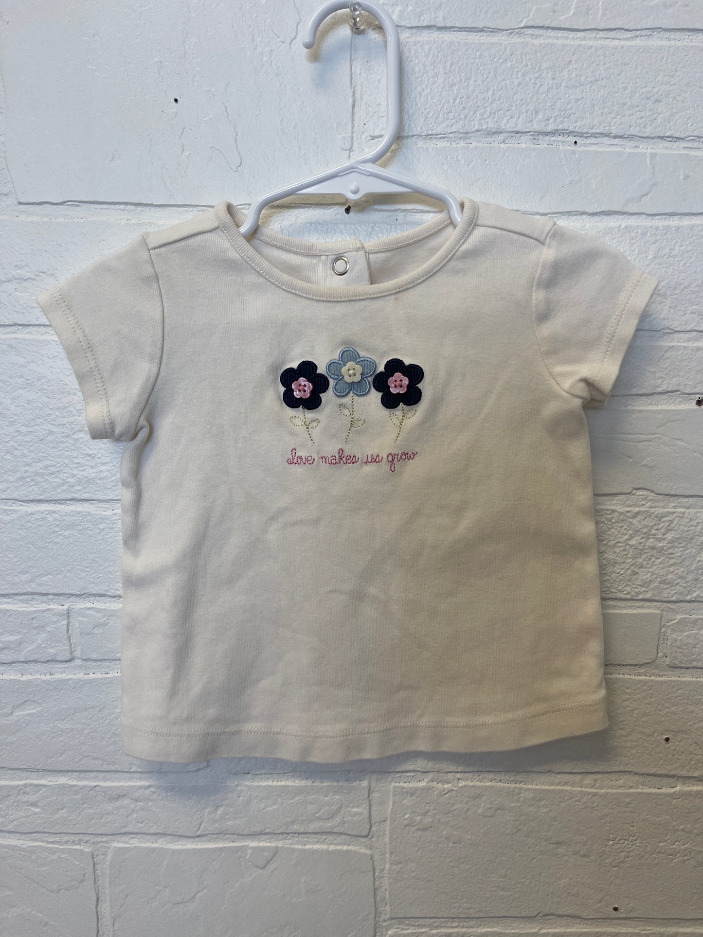 12/18m Gymboree Love Makes Us Grow Tee